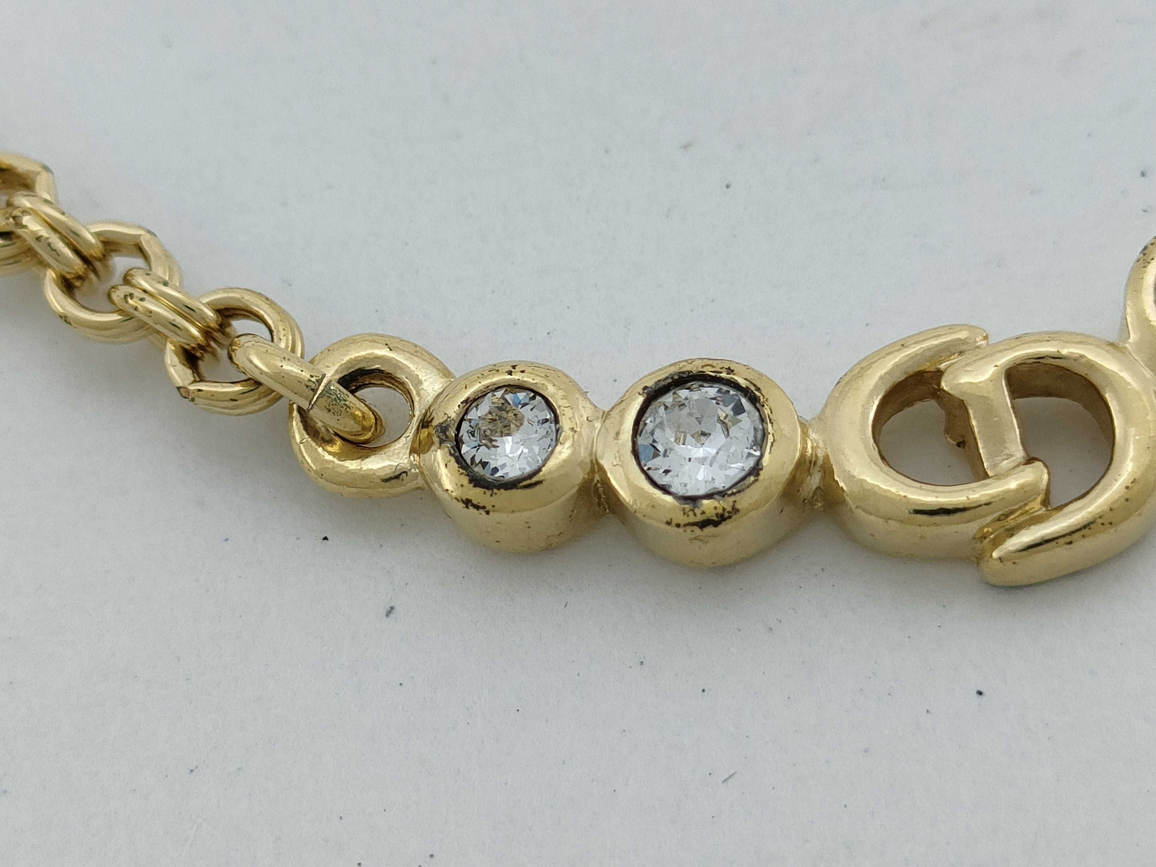 CD Rhinestone Necklace — view 8