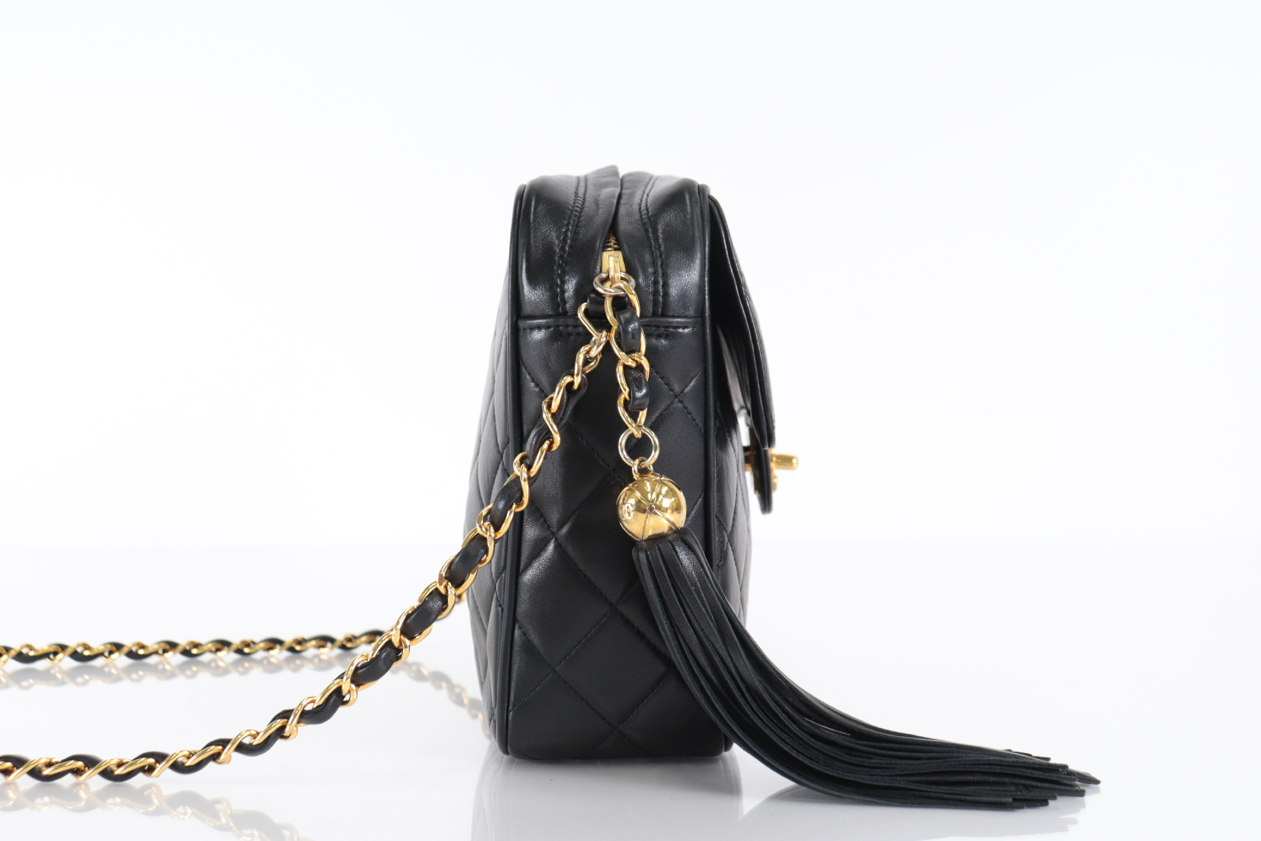 Lambskin Fringe Chain Shoulder Bag (Series 3) — view 3