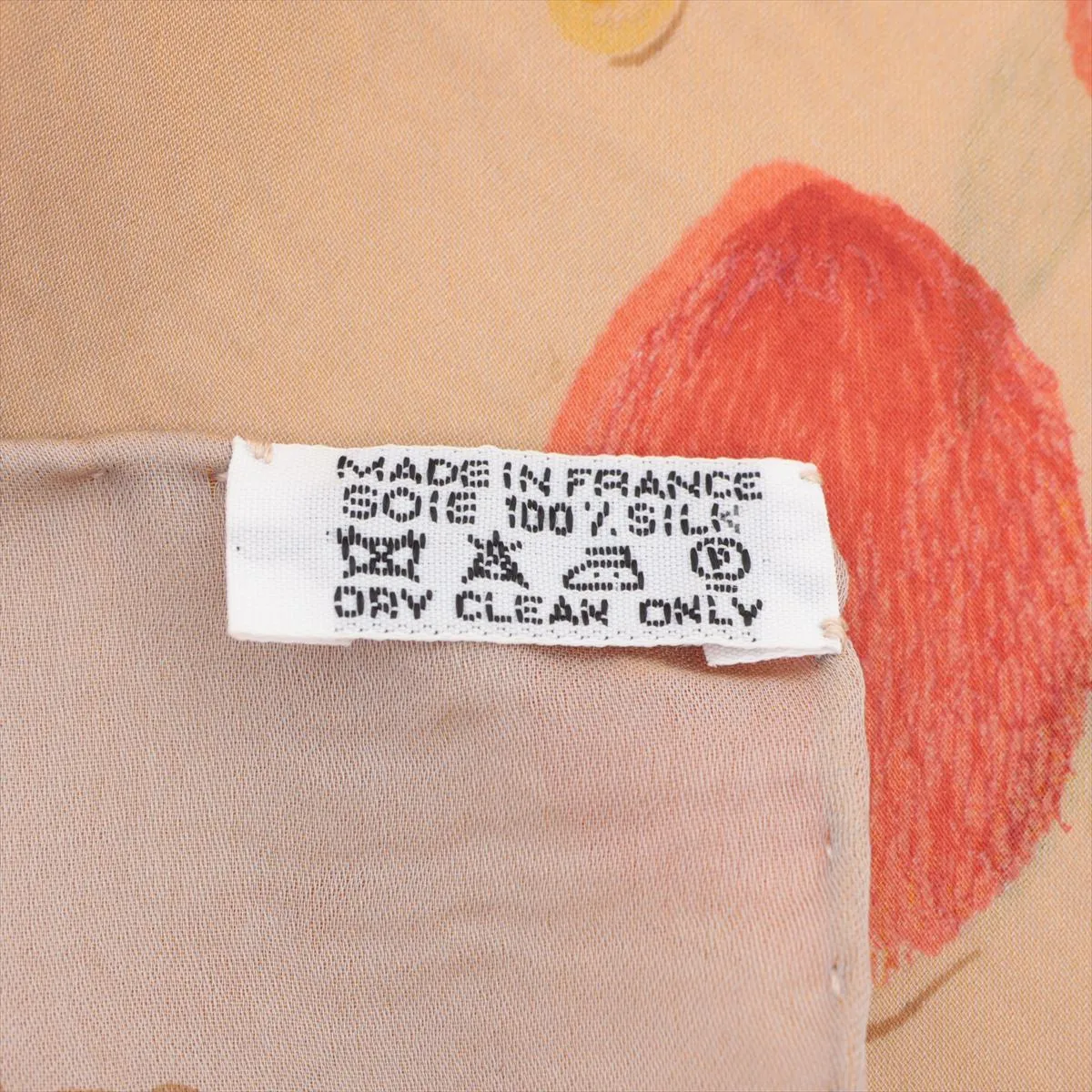 silk stole, orange, with — view 3