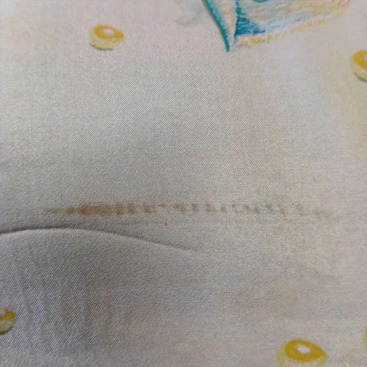 silk stole, orange, with — view 5