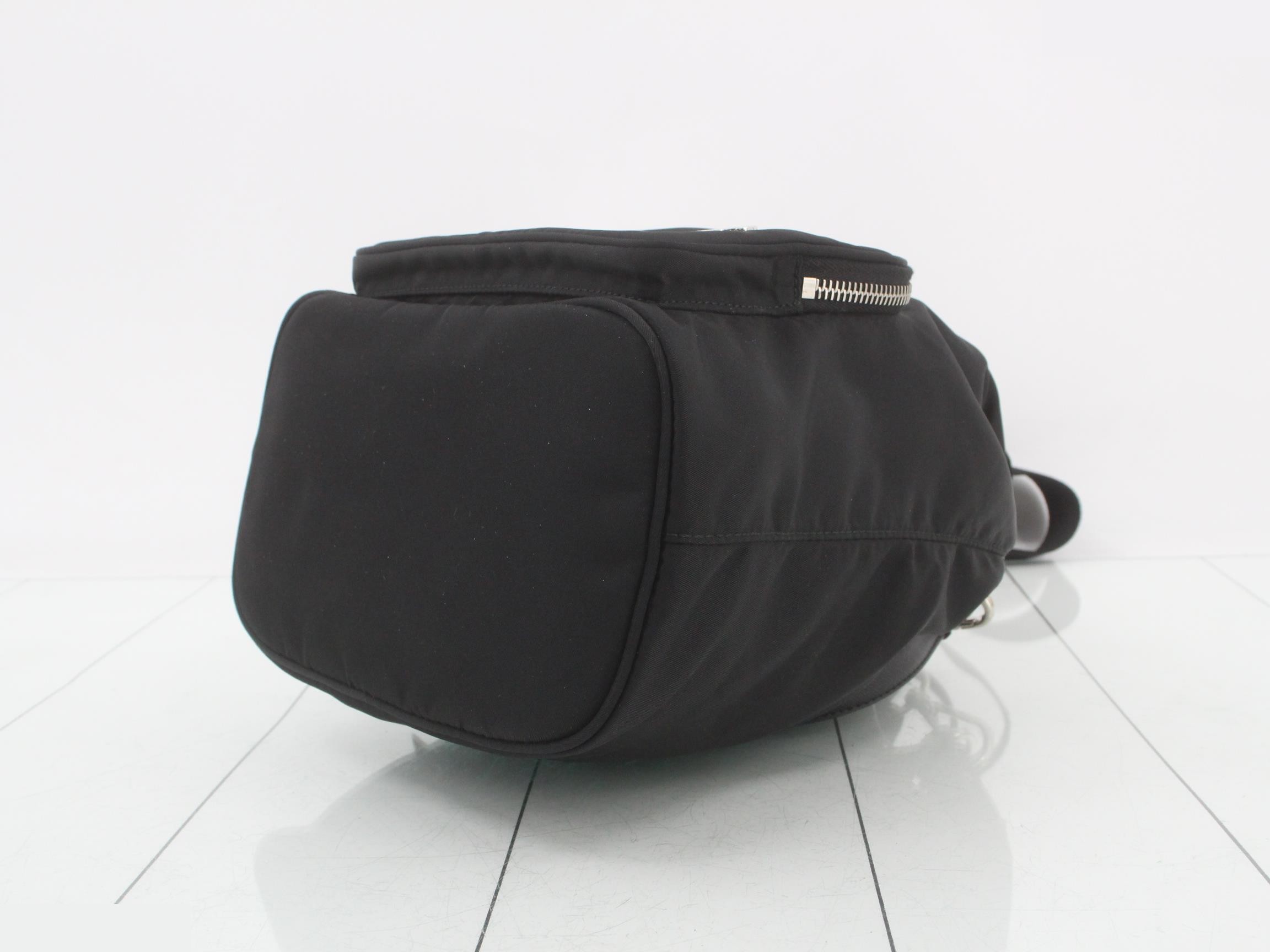 Nylon Robo Patch Drawstring 2-Way Shoulder Bag — view 6