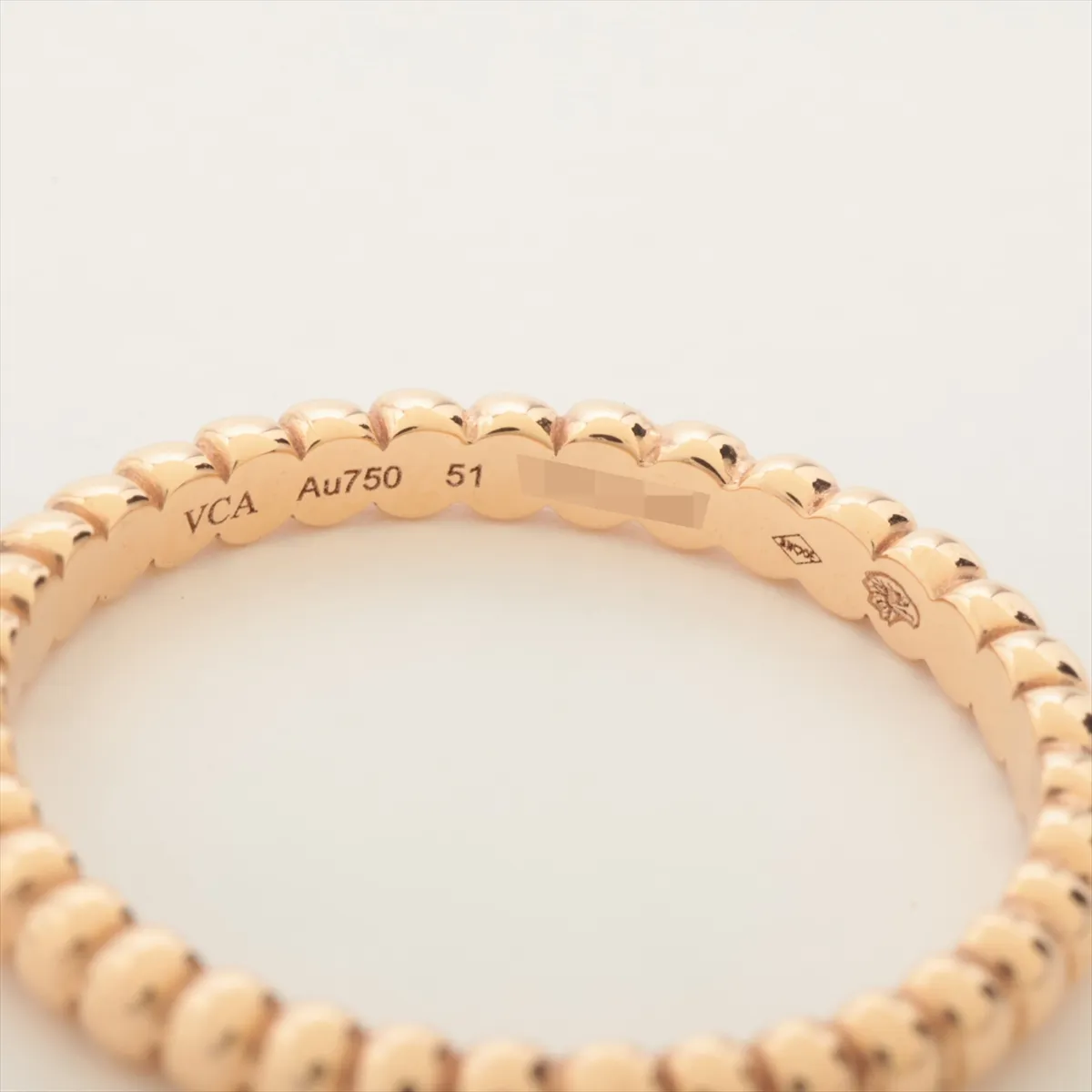 Perlee Ring 750 (PG) 2.0g Size 51 JG395508 VCARPJMF51 — view 3