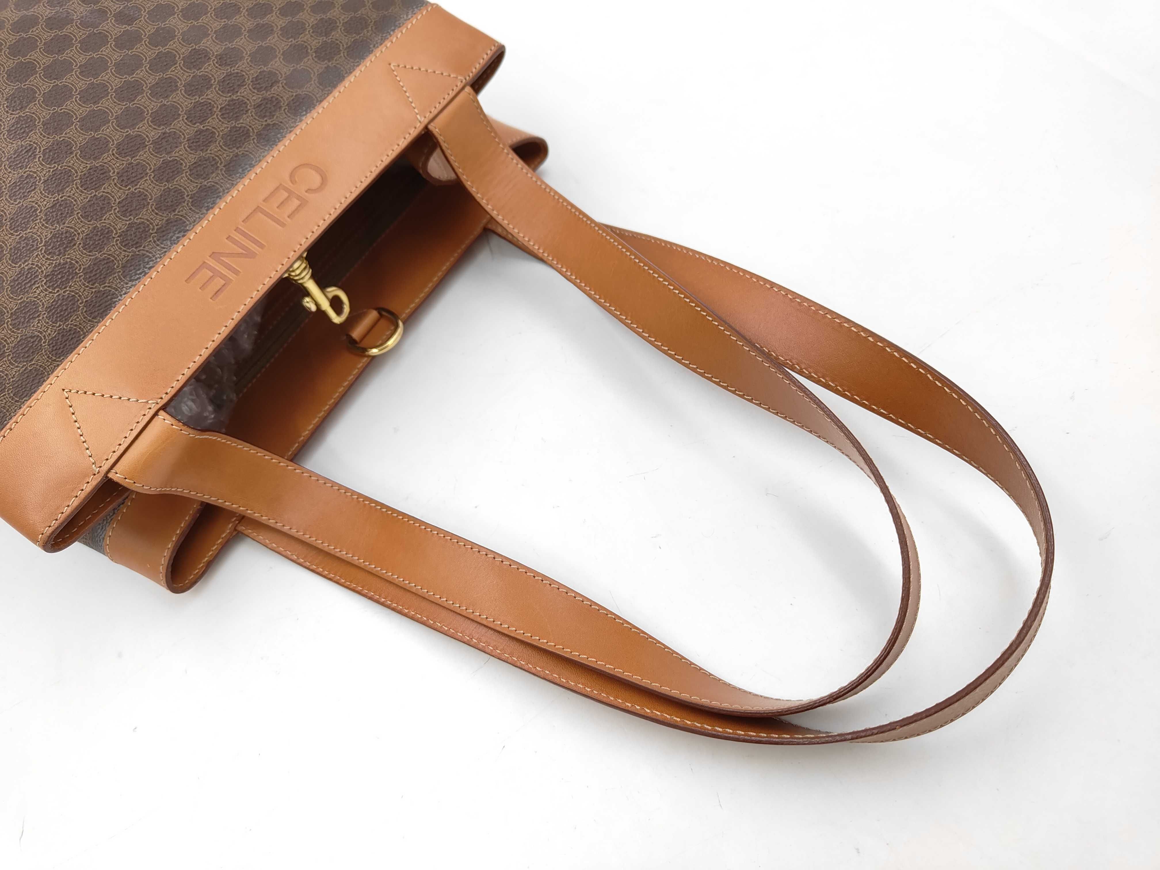 tote bag, brown, MC98/1, requires repair, shoulder bag. — view 4