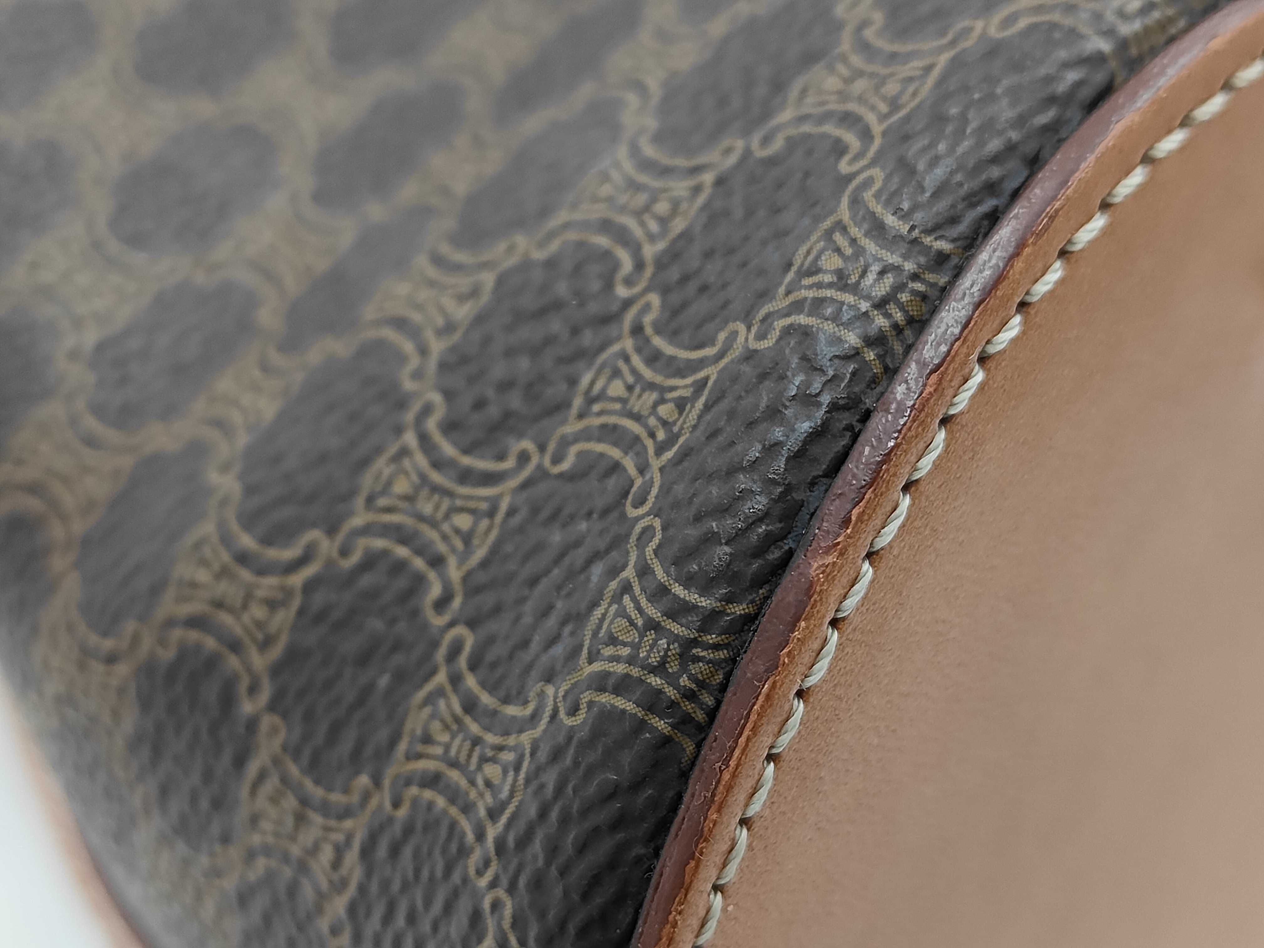 tote bag, brown, MC98/1, requires repair, shoulder bag. — view 6
