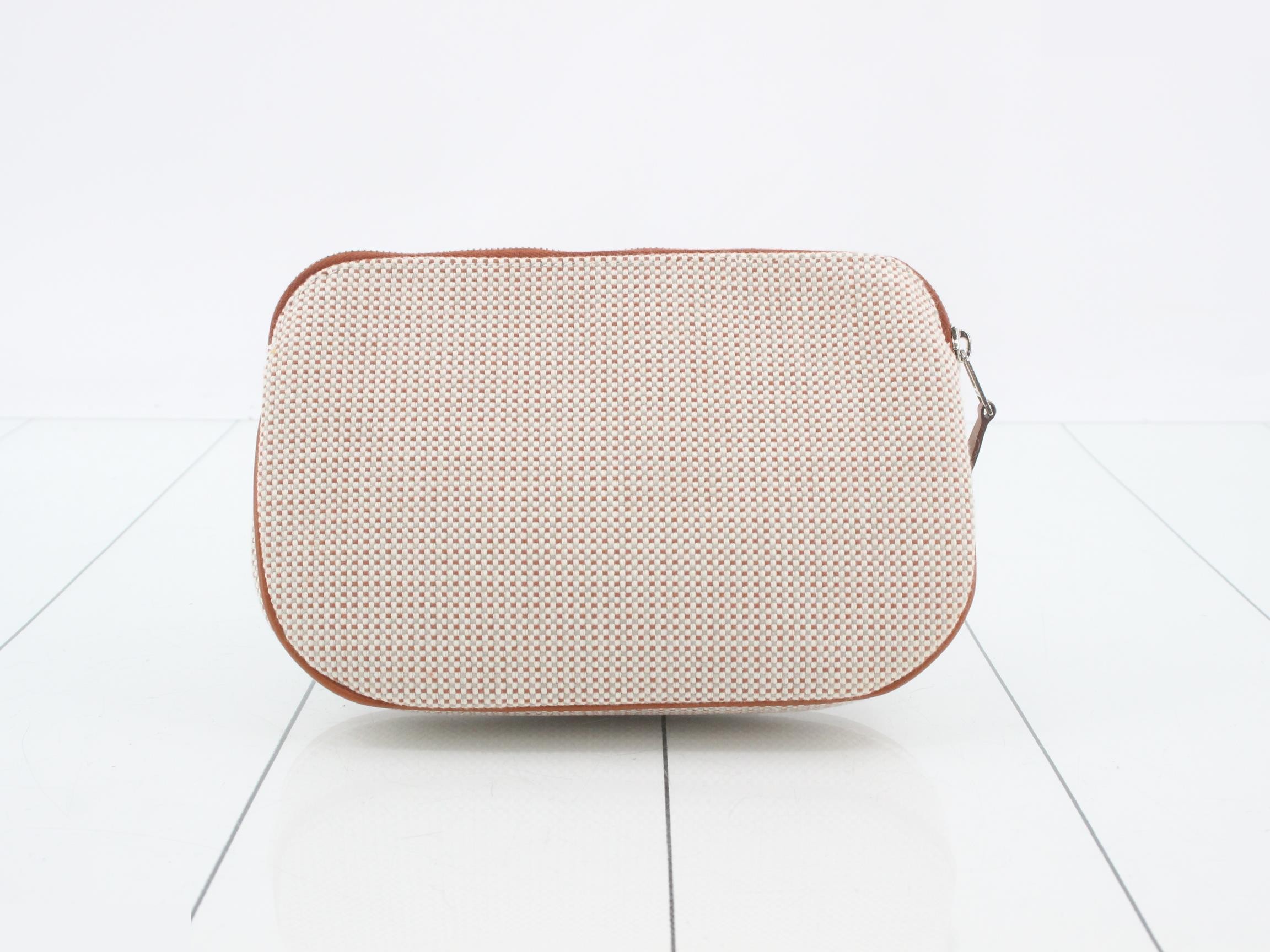 Echappet Canvas Leather Pouch — view 2