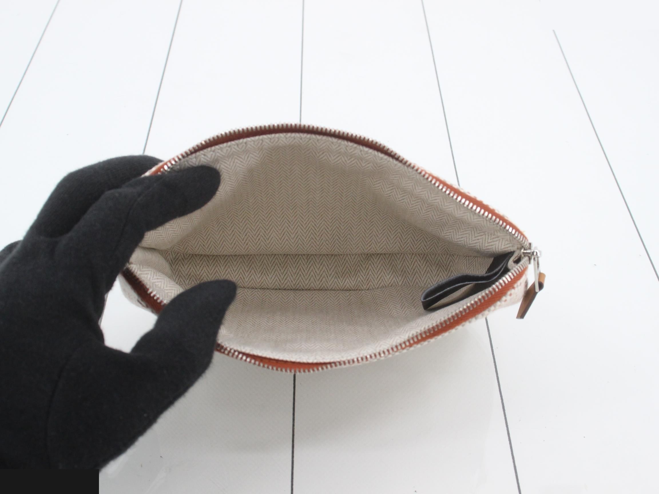 Echappet Canvas Leather Pouch — view 4