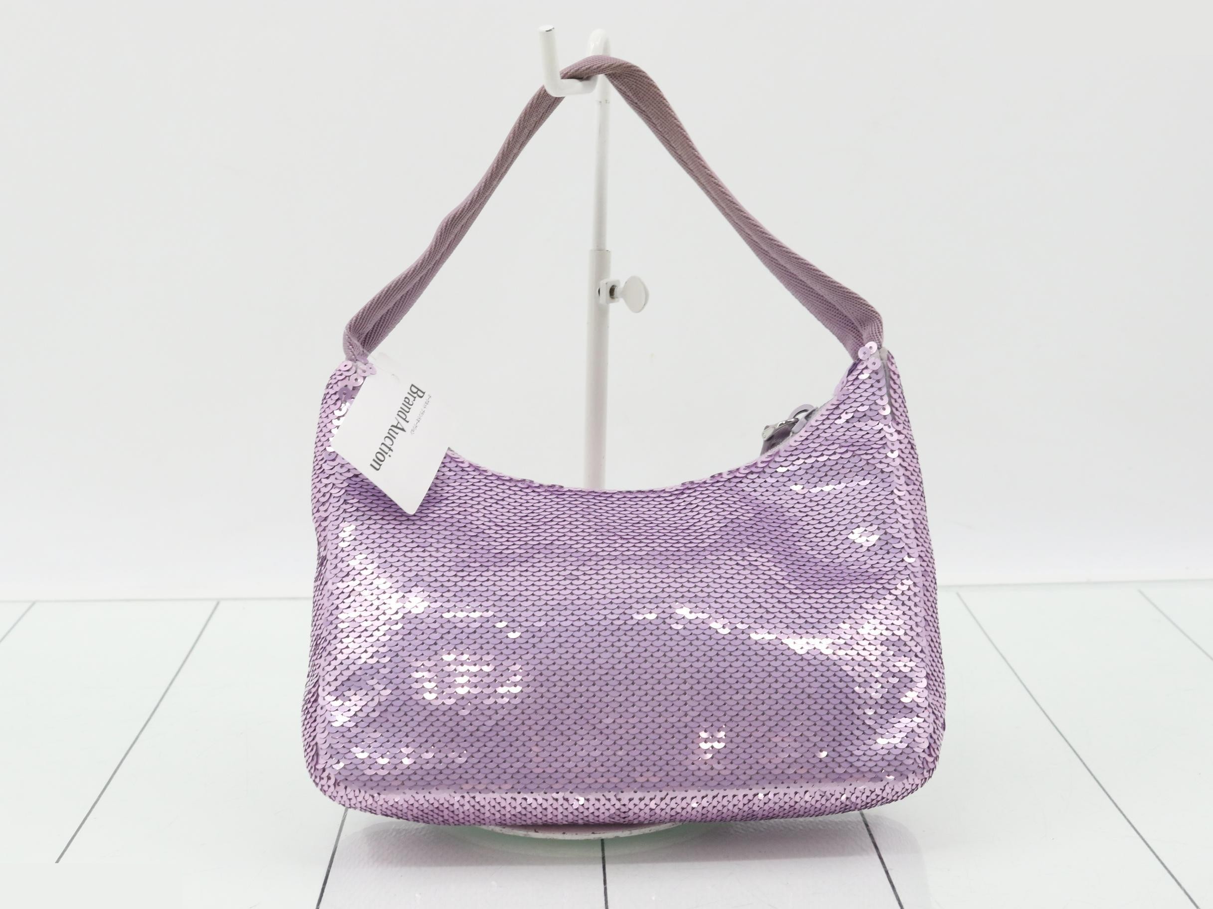 Sequin Logo One-Shoulder Bag — view 2