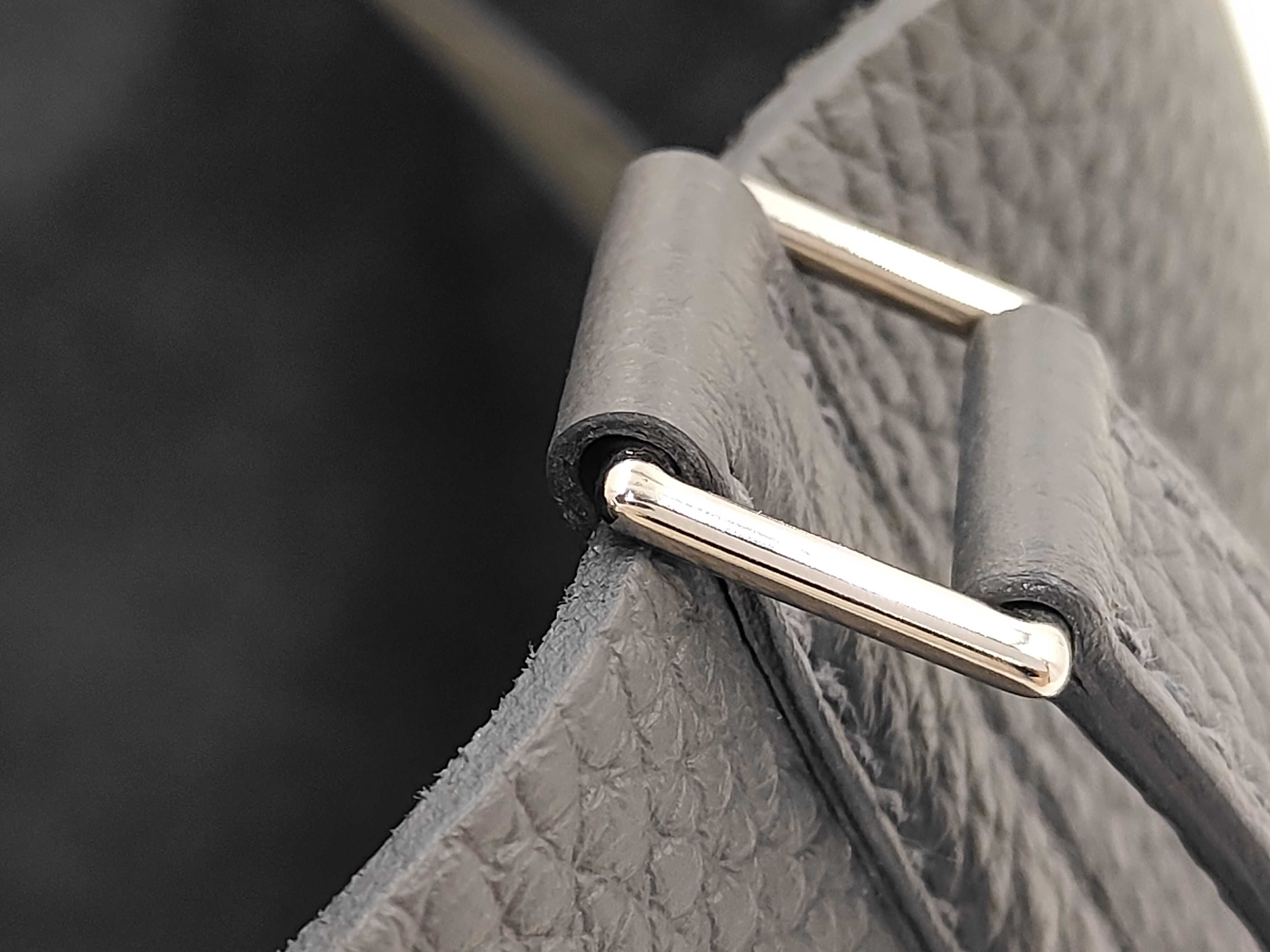 Picotin Eclat Handbag, Taurillon/Swift Leather, Vert Mangrove/Gris Pantin, Silver Hardware, K Stamp — view 11