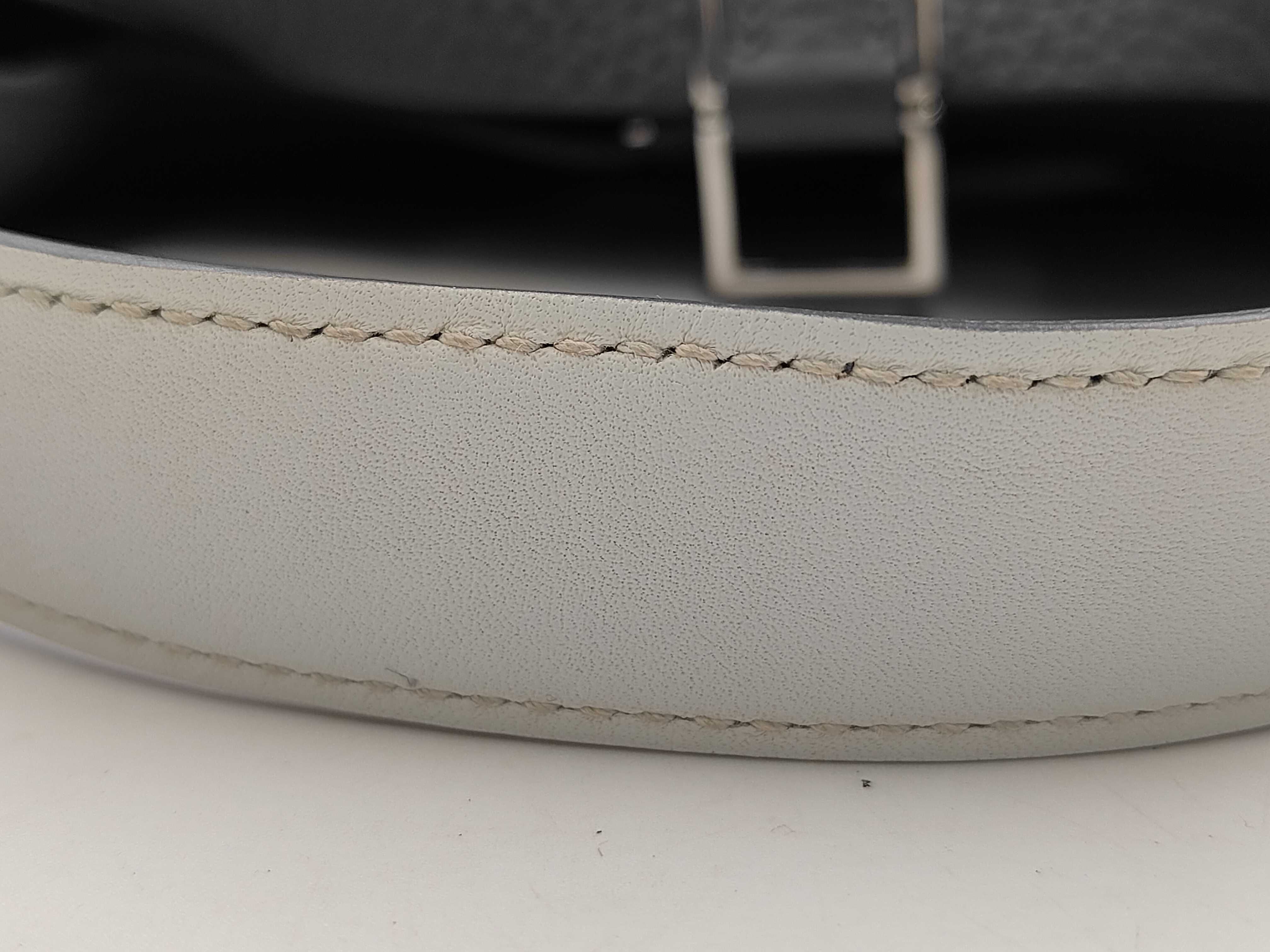 Picotin Eclat Handbag, Taurillon/Swift Leather, Vert Mangrove/Gris Pantin, Silver Hardware, K Stamp — view 13