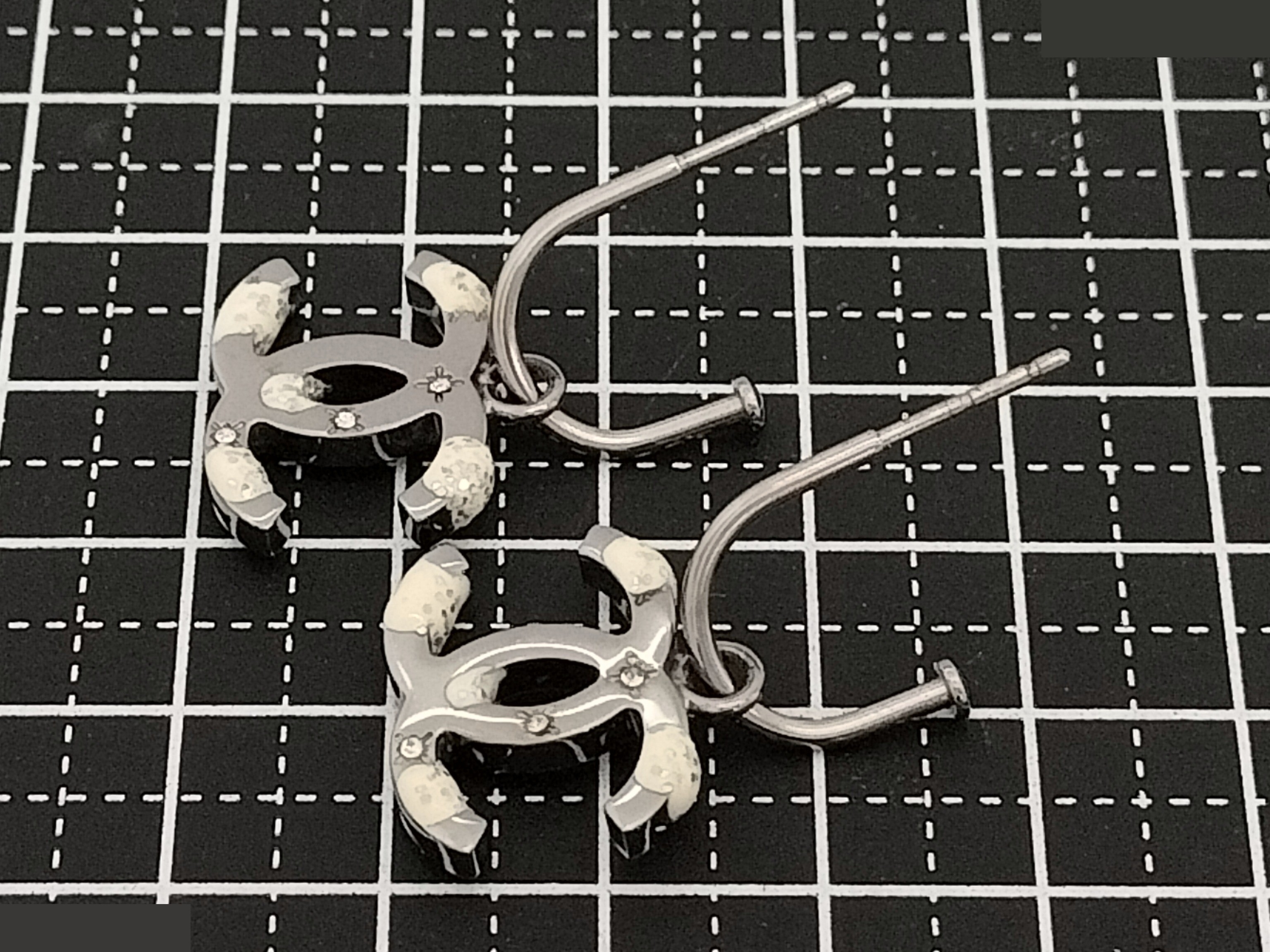 Coco Silver Hoop Earrings (Aftermarket) — view 6