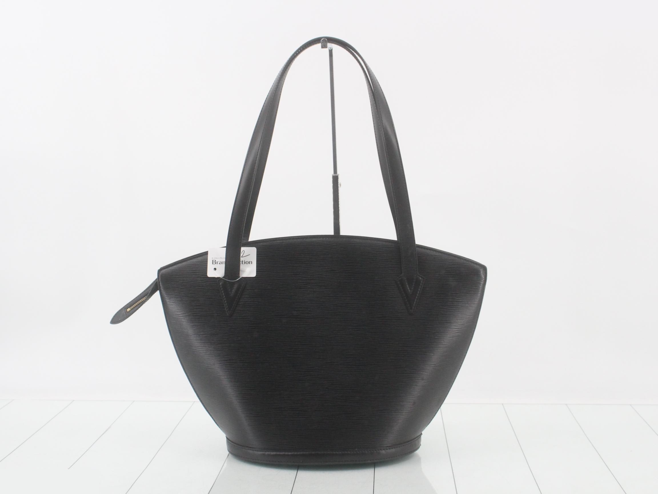 Epi Saint-Jacques Shopping Noir Tote Bag — view 2