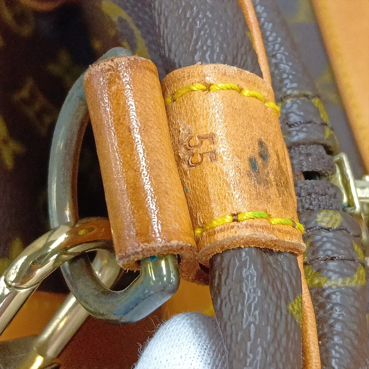 Monogram Keepall Bandoulière 55 M41414 VI8903 Brown — view 12