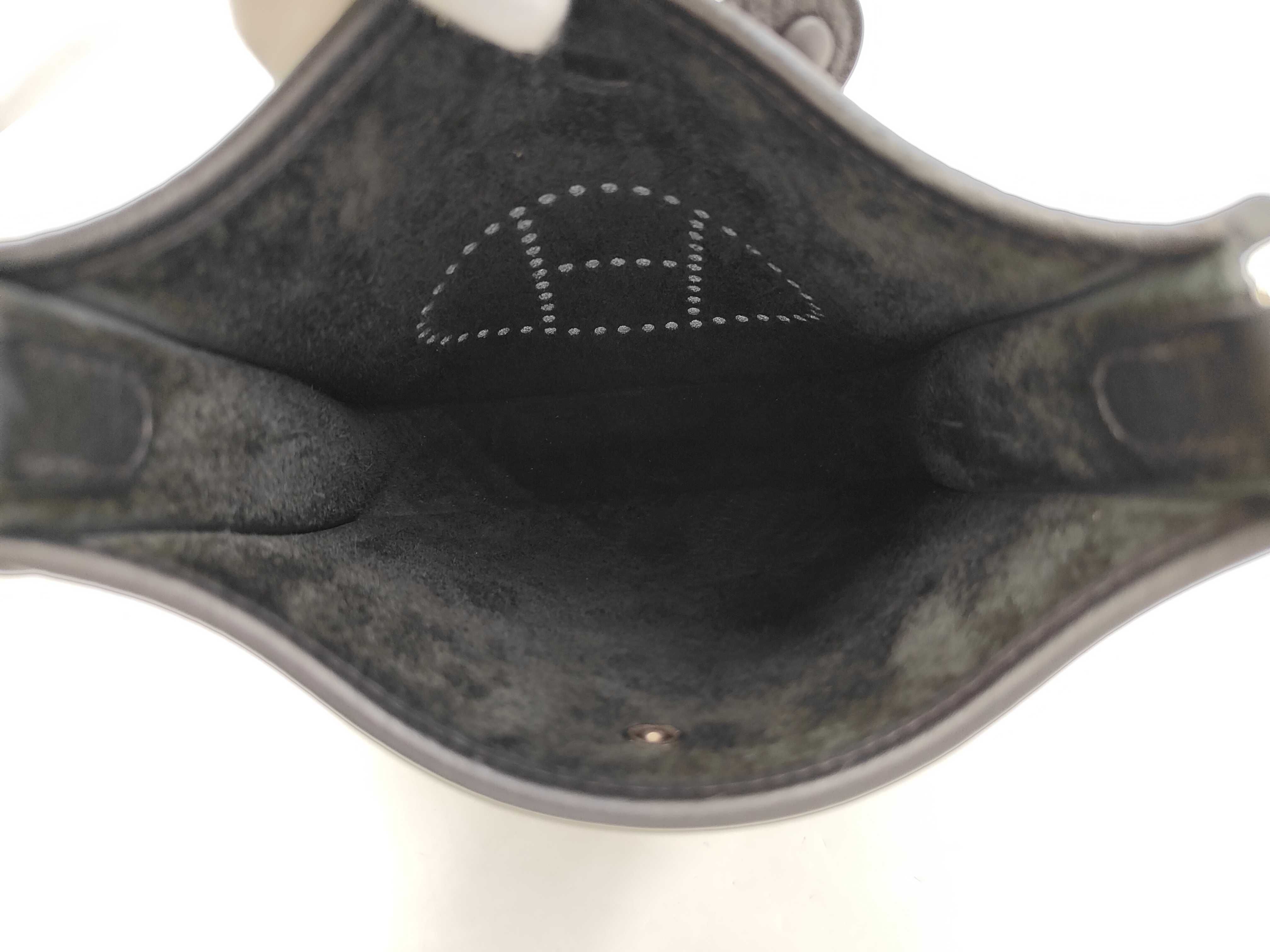 Mini Evelyne Amazone 16 TPM Black Silver Hardware K Stamp Shoulder Bag — view 9