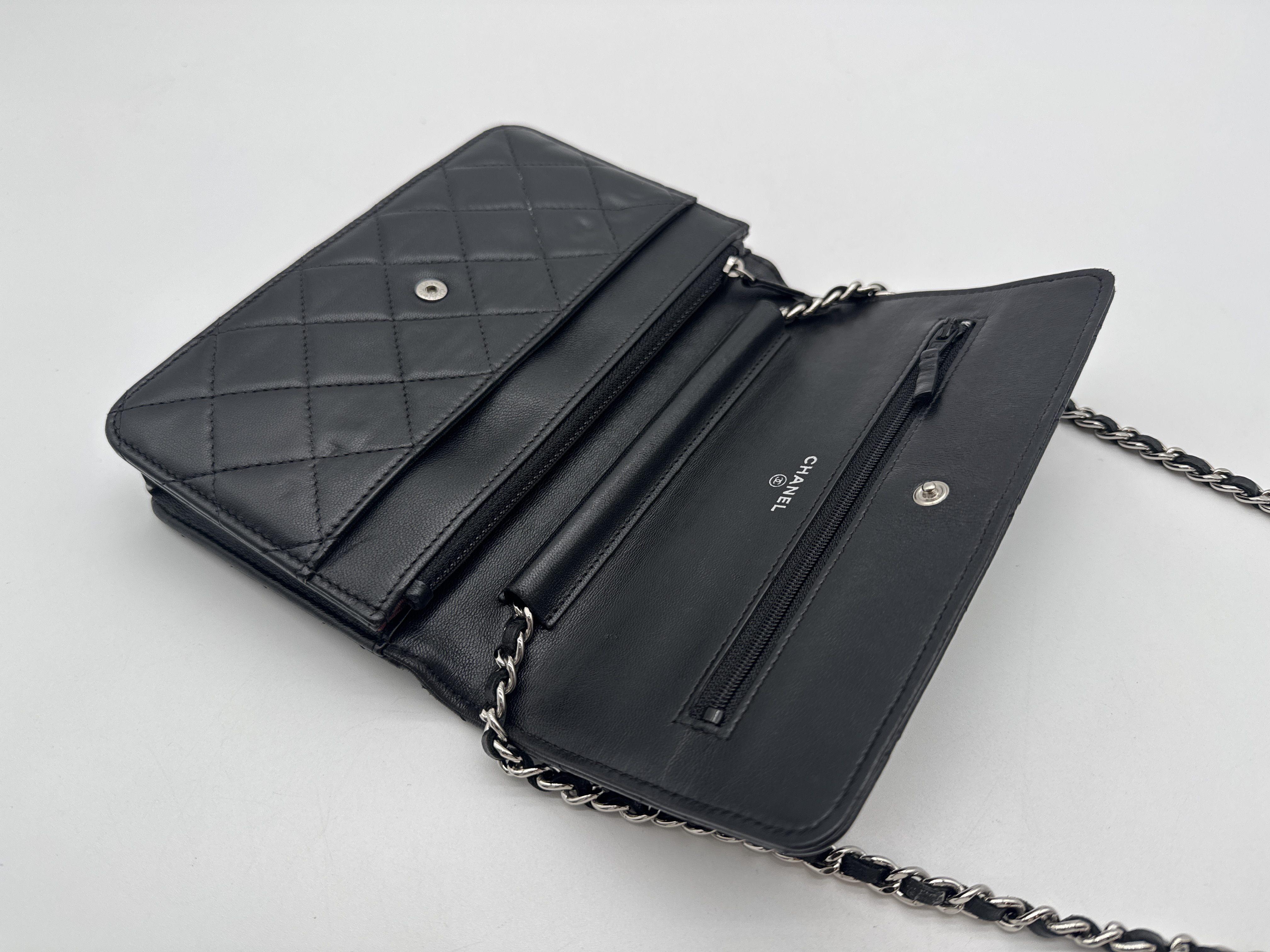 Lambskin Black Shoulder Bag — view 9