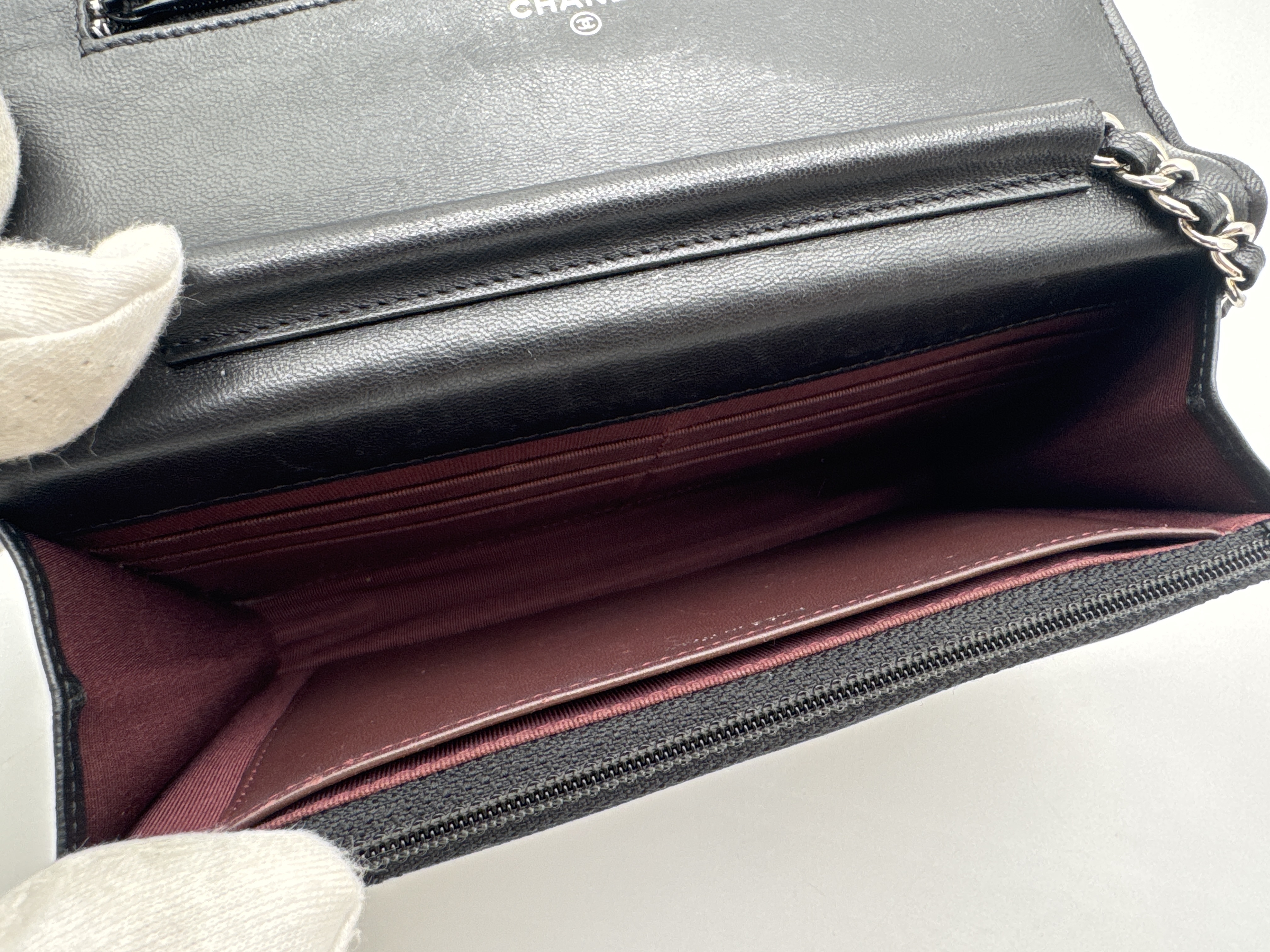 Lambskin Black Shoulder Bag — view 10