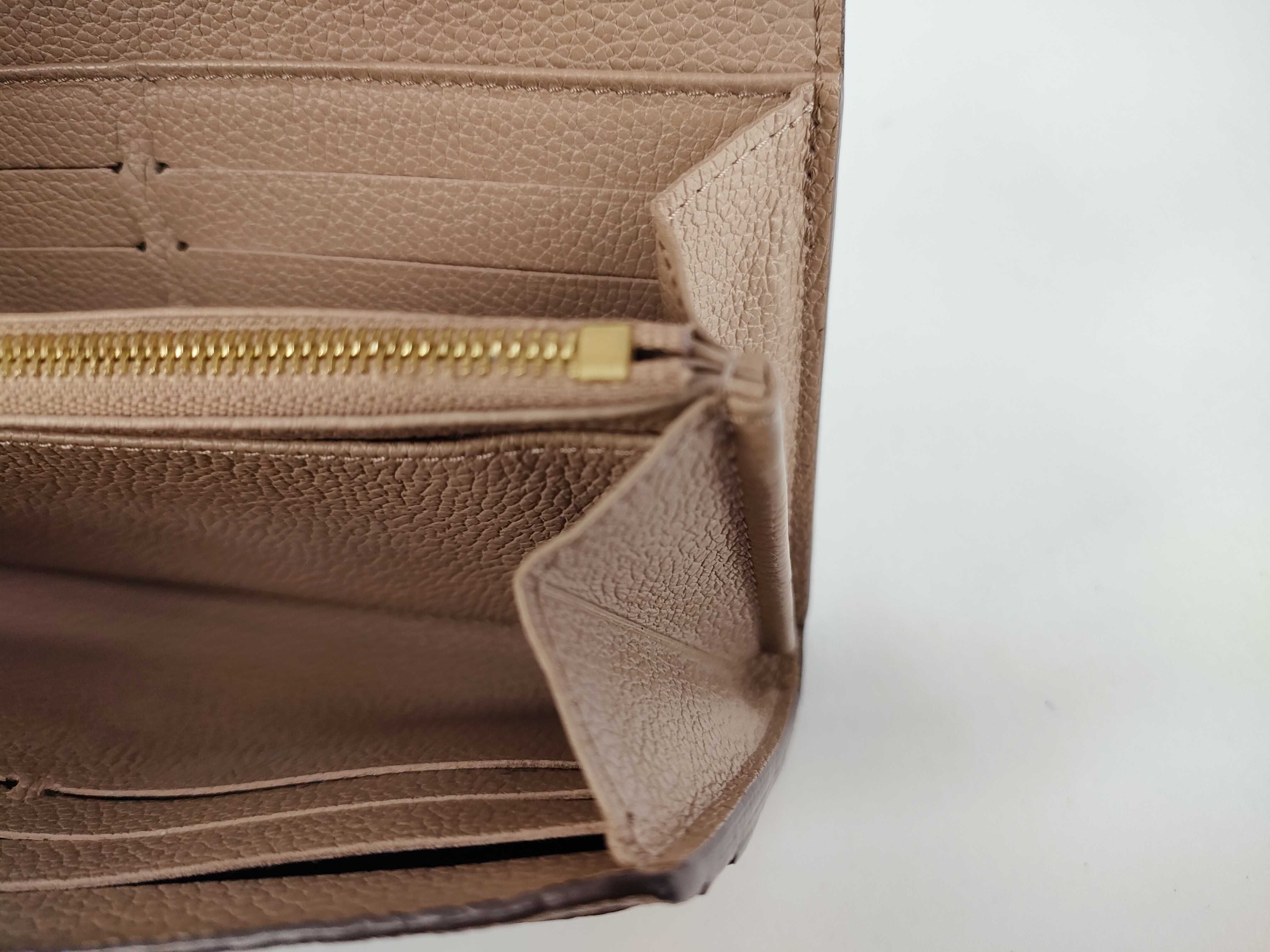 Monogram Empreinte Louis Vuitton Empreinte Portefeuille Sarah Bicolor Tourterelle M81049 RFID Wallet — view 13