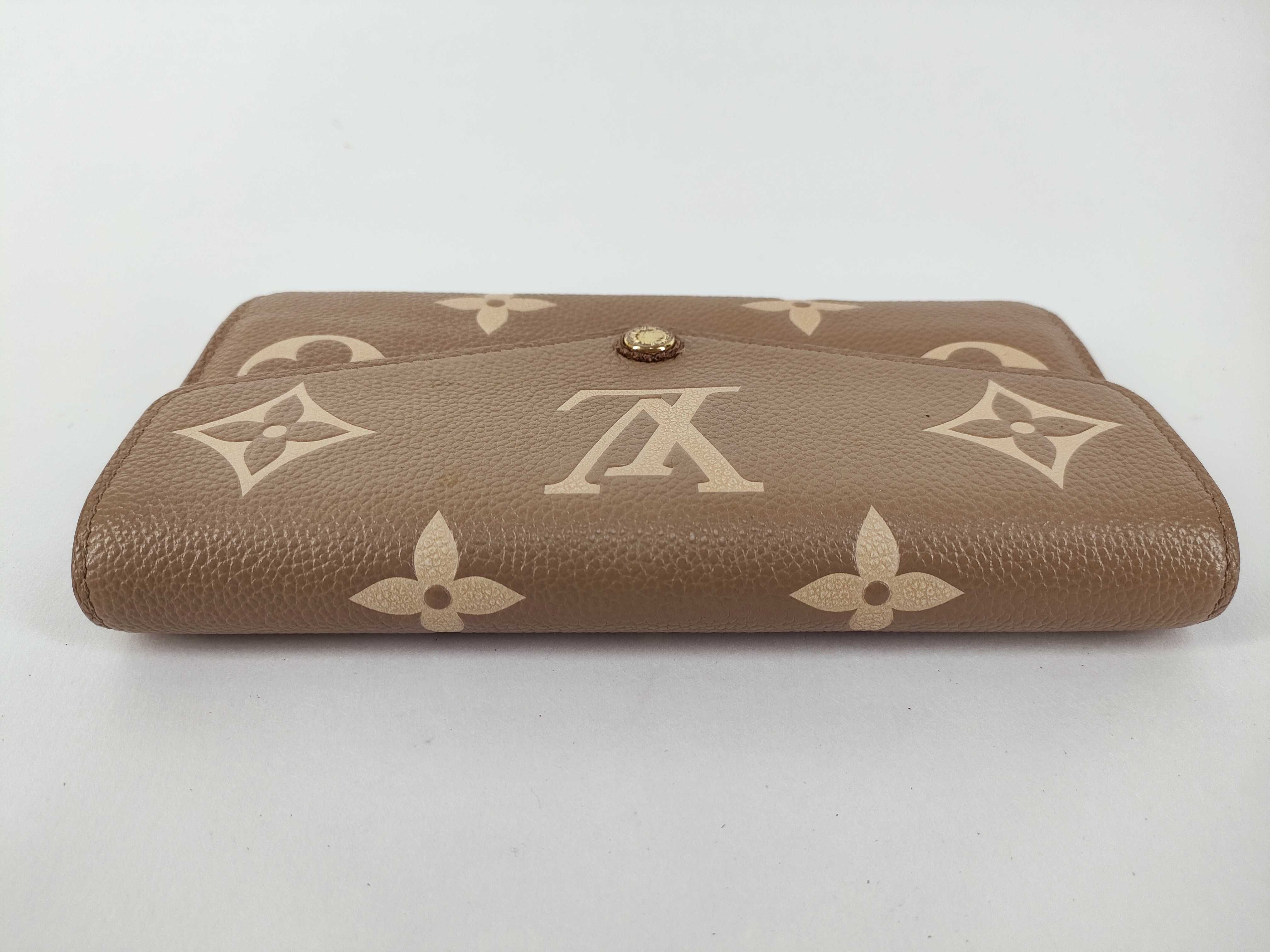 Monogram Empreinte Louis Vuitton Empreinte Portefeuille Sarah Bicolor Tourterelle M81049 RFID Wallet — view 5