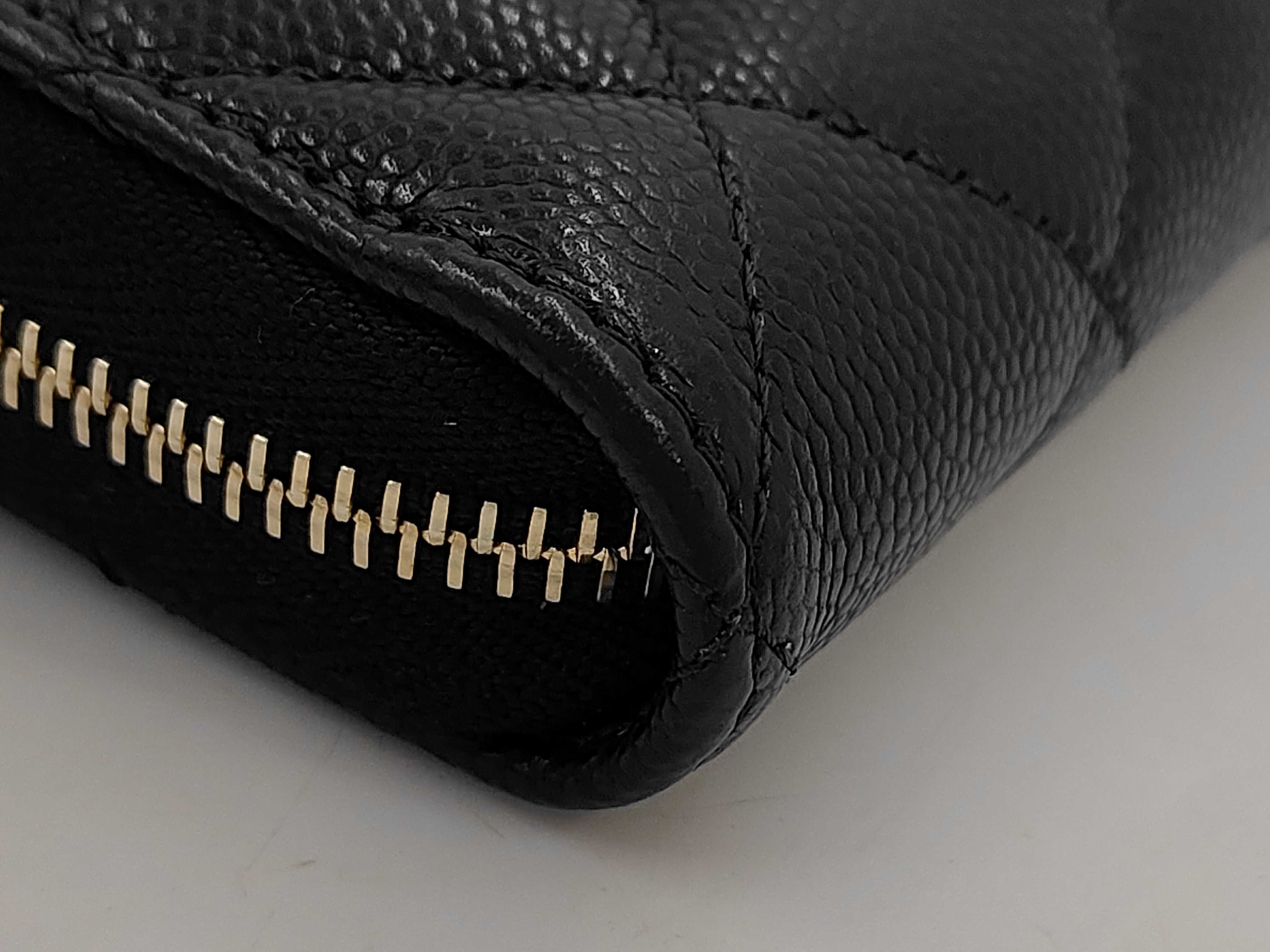 Caviar Skin Matelassé Wallet Long Wallet — view 3