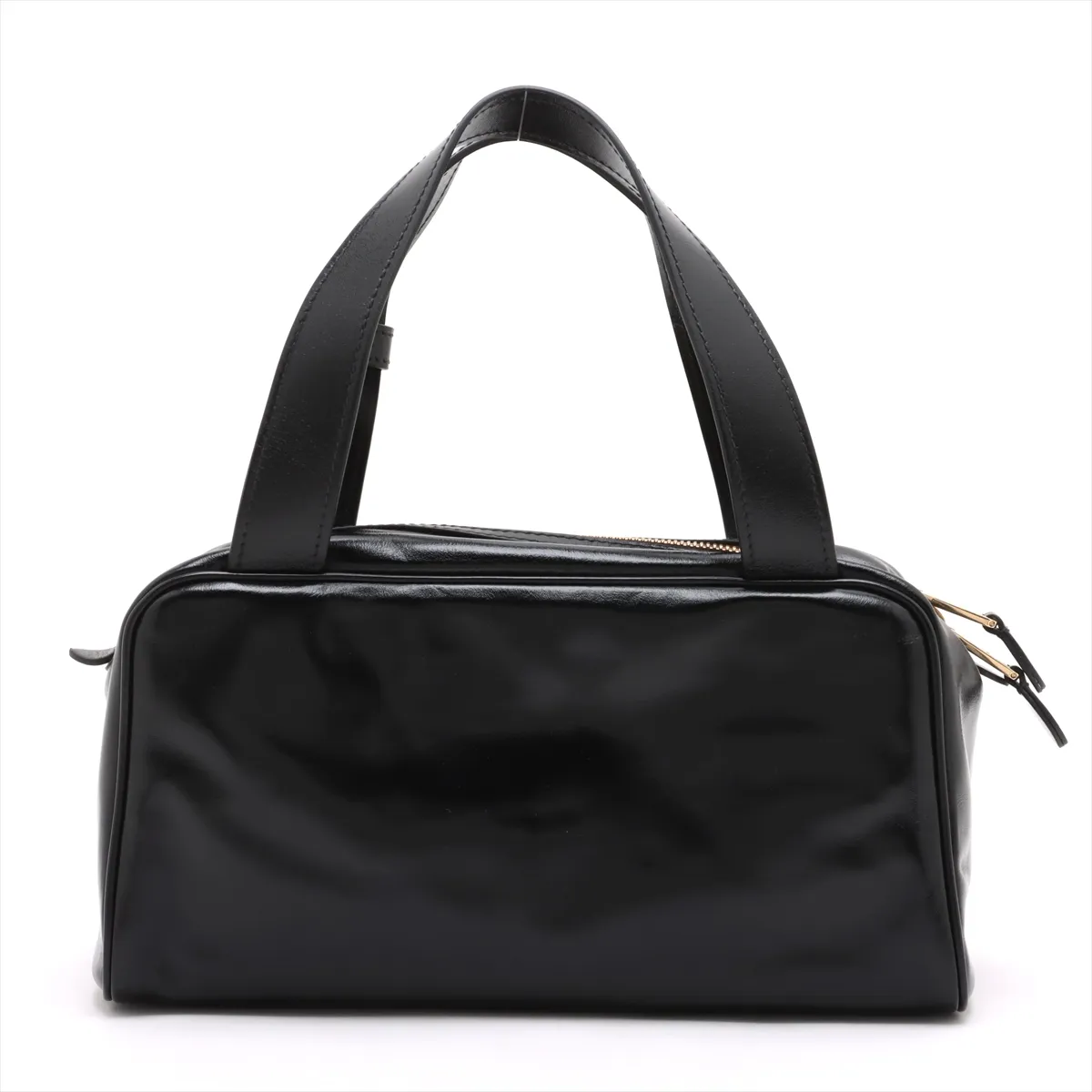 leather handbag black — view 2
