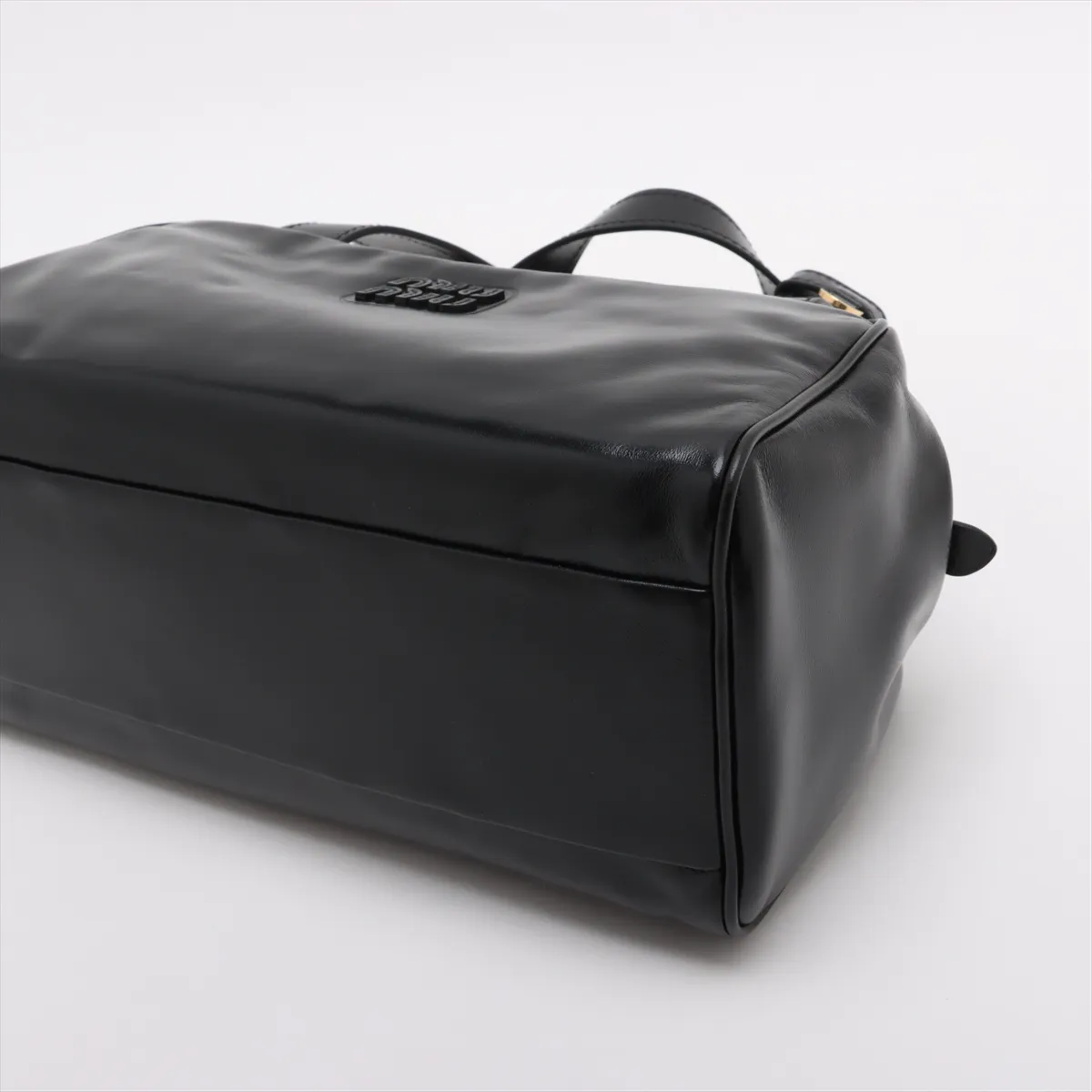 leather handbag black — view 3