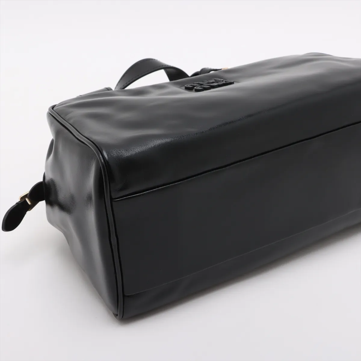 leather handbag black — view 4