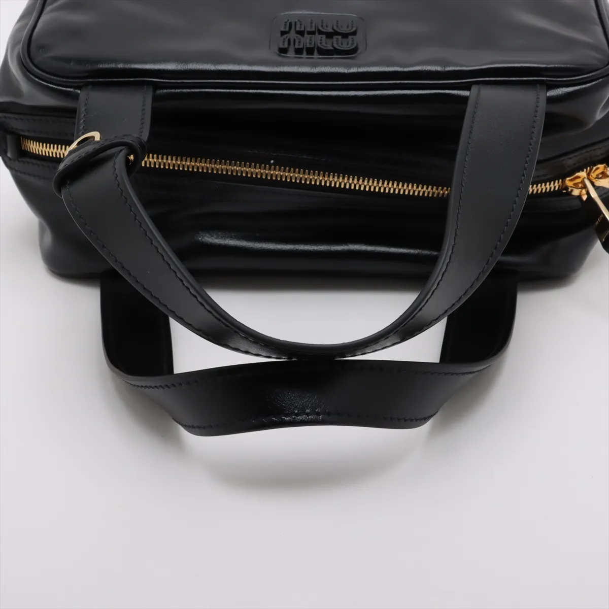 leather handbag black — view 5