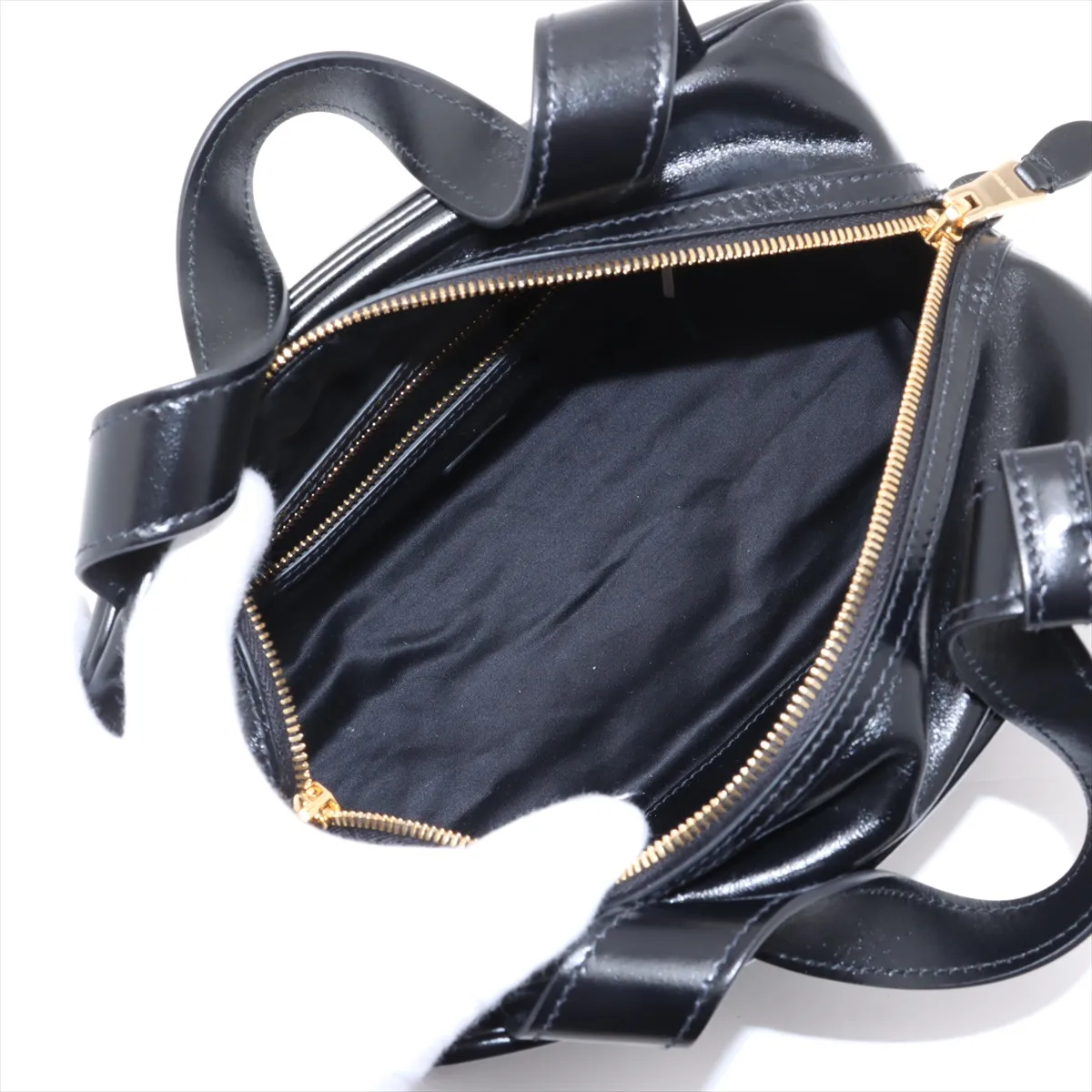 leather handbag black — view 7
