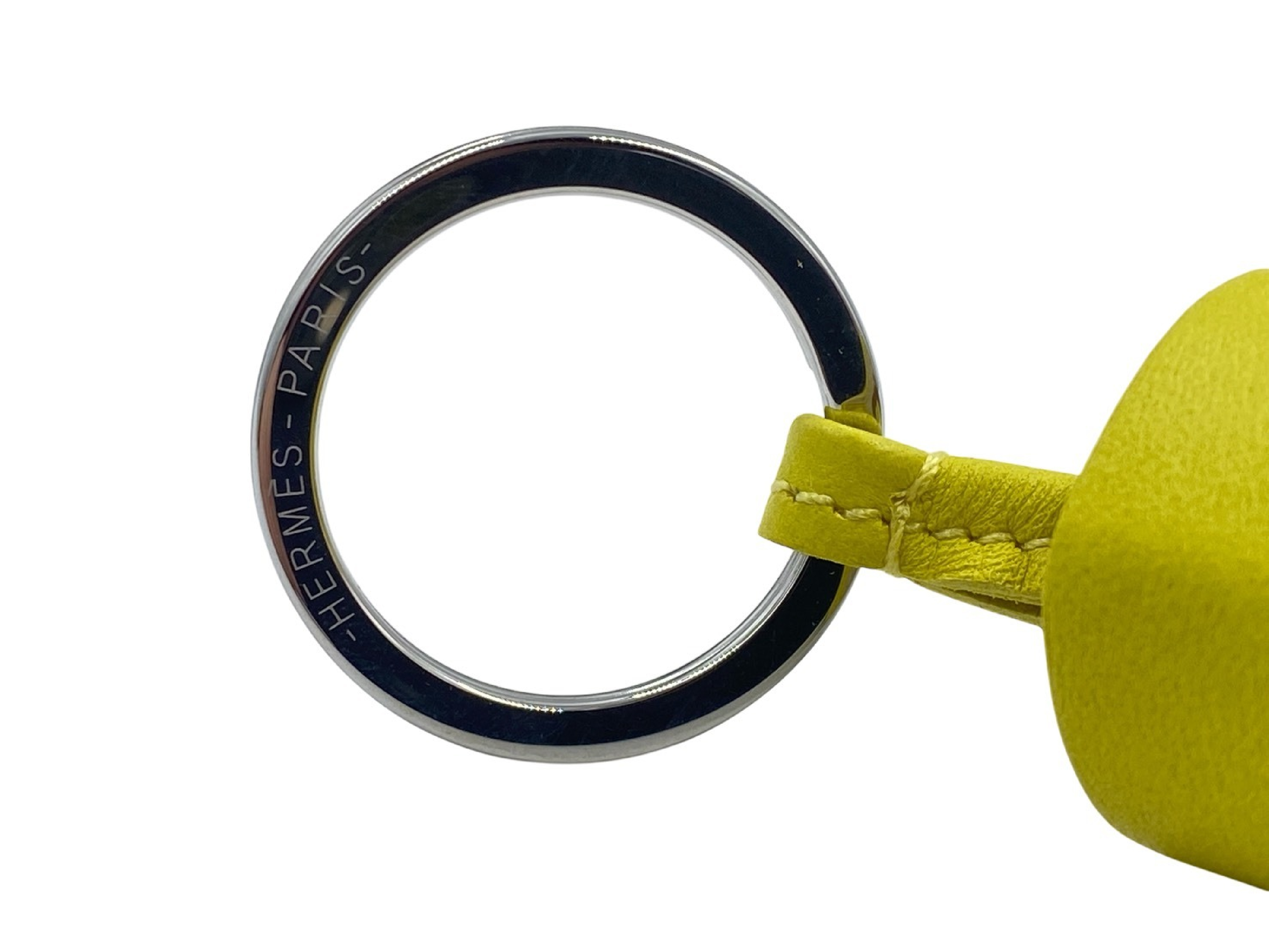 Carmen Charm (U stamp, 2022) in Agneau Milo Yellow (Other accessories) — view 5