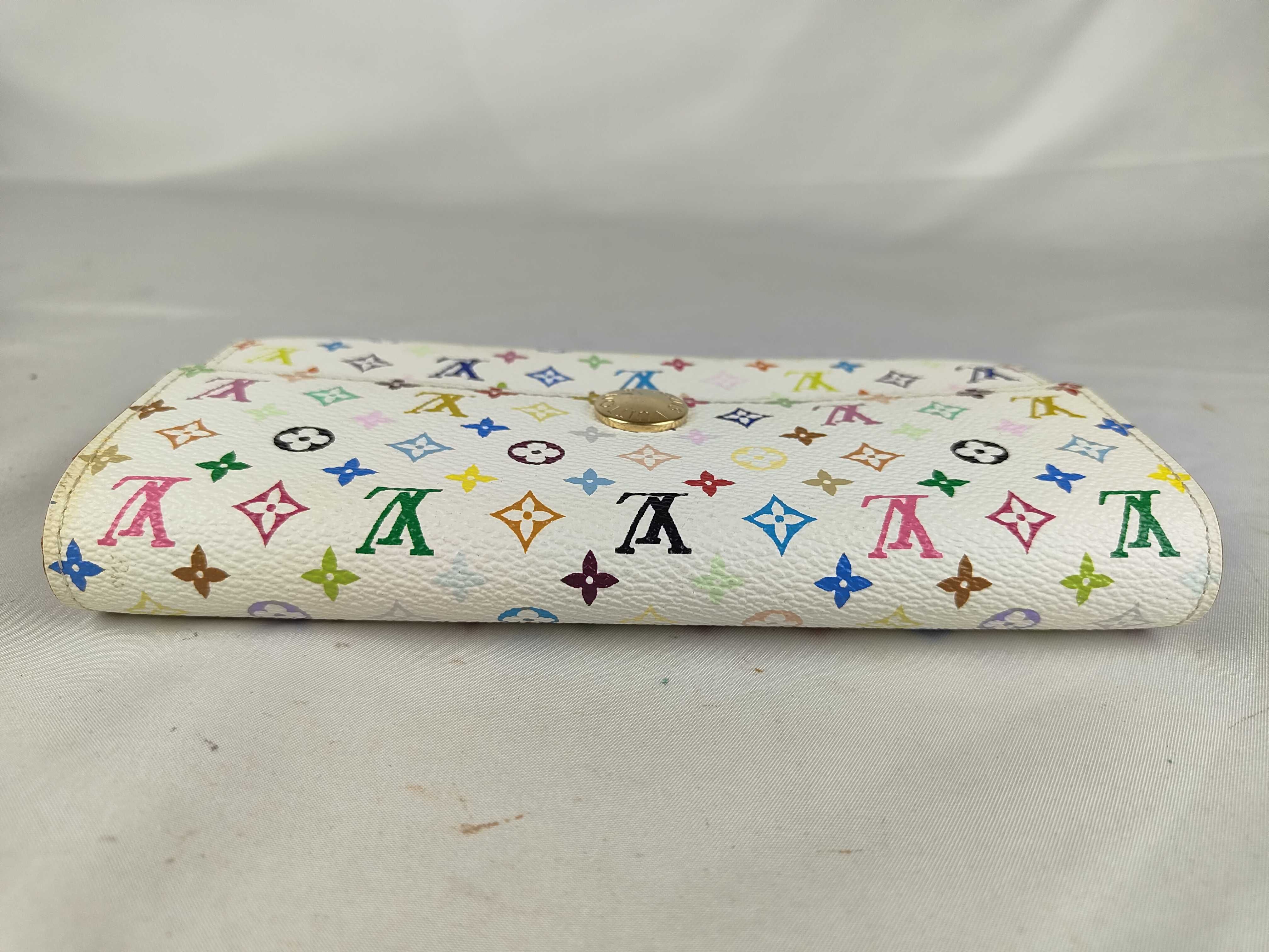 Monogram Multicolor M93532 Sarah Blanc Wallet — view 3