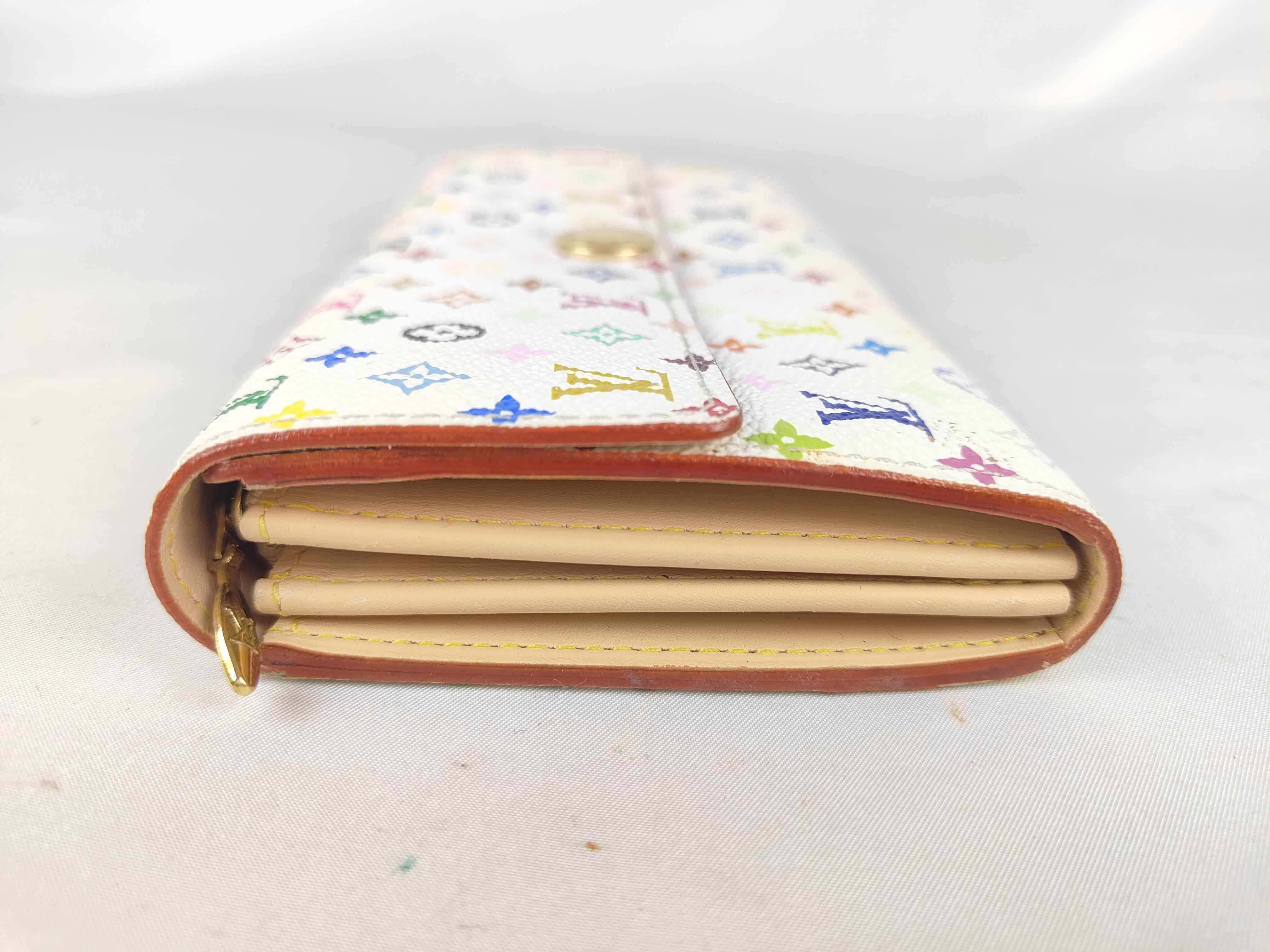 Monogram Multicolor M93532 Sarah Blanc Wallet — view 4
