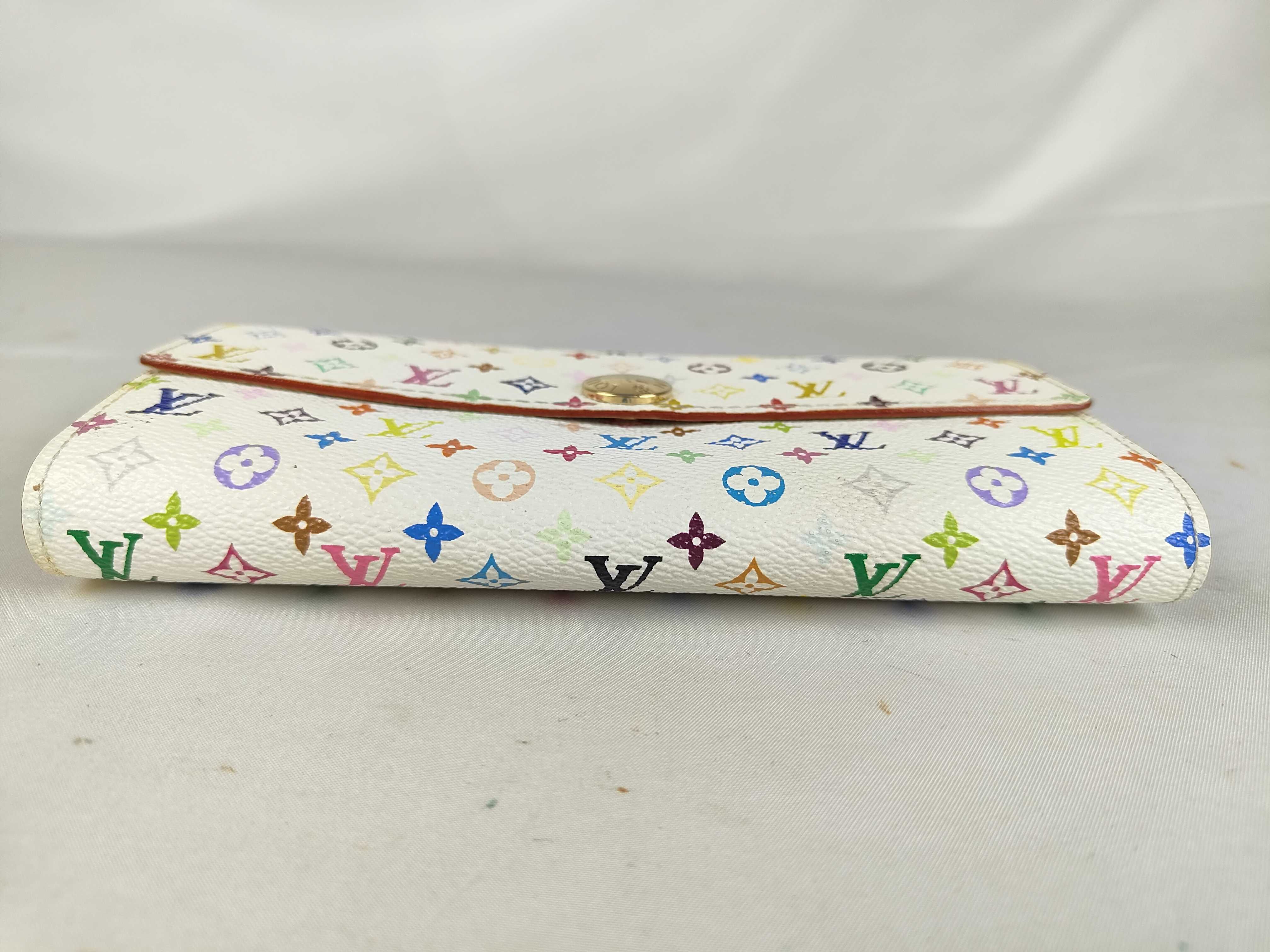 Monogram Multicolor M93532 Sarah Blanc Wallet — view 6