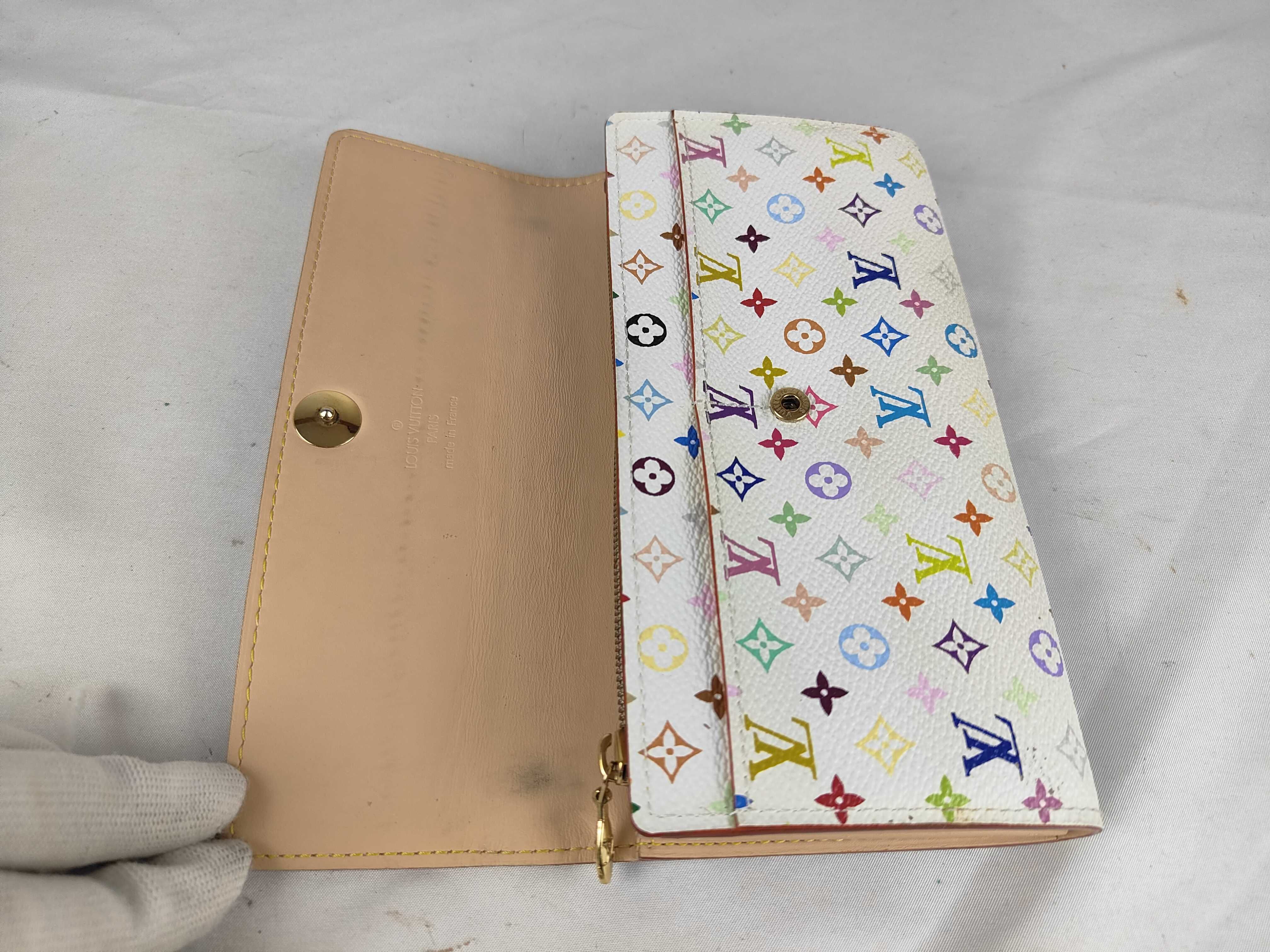 Monogram Multicolor M93532 Sarah Blanc Wallet — view 10
