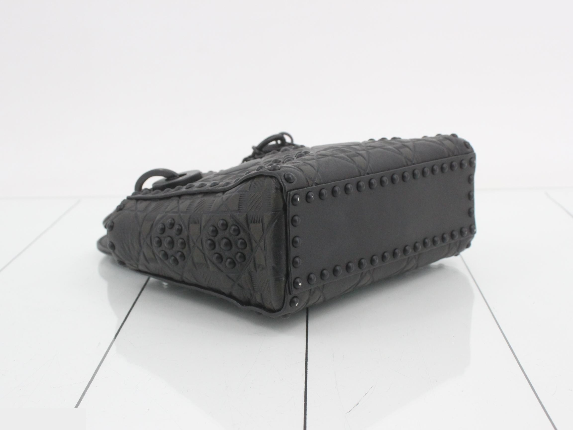 Lady Dior Canage Leather Studded 2-Way Handbag — view 5