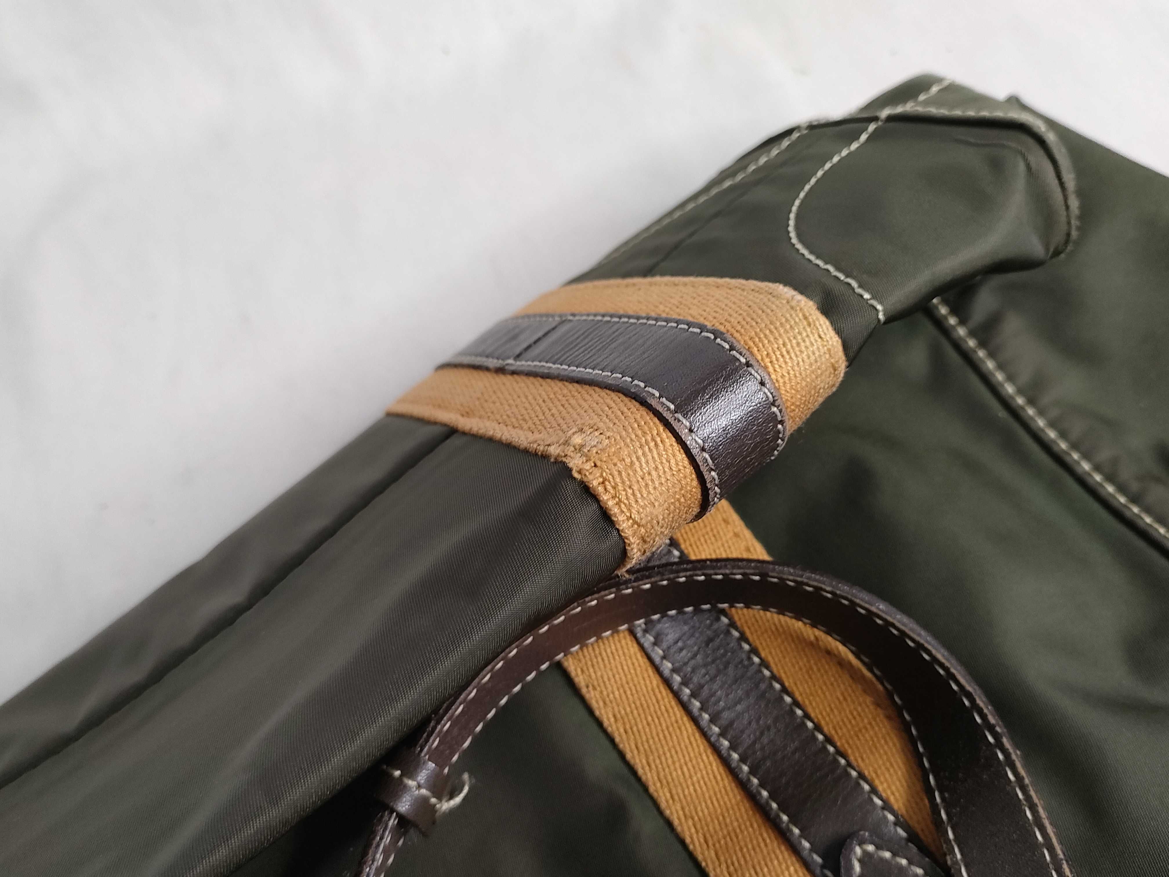 Blue Label Burberry Nylon Tote Bag with Horse Logo — view 14