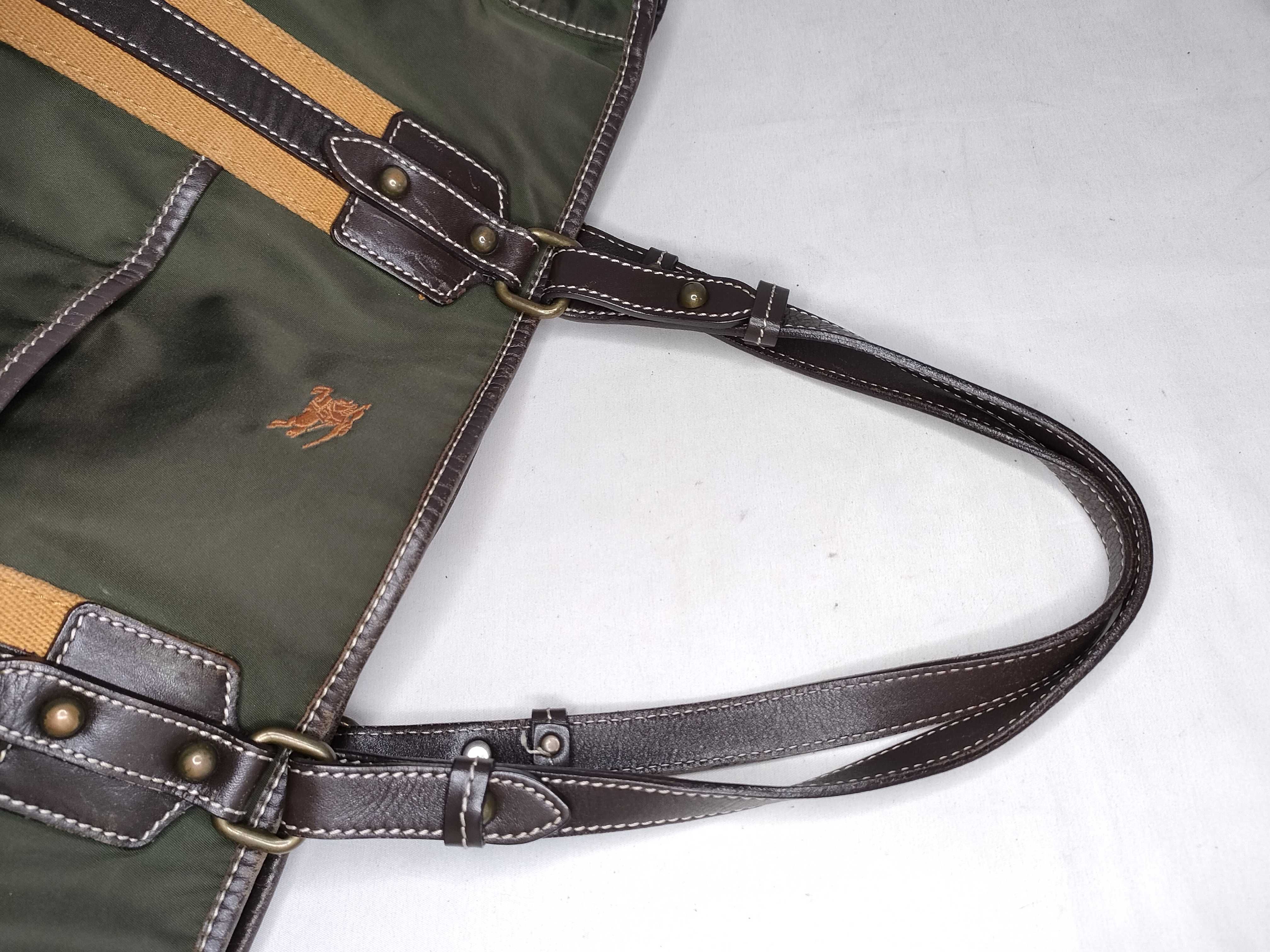 Blue Label Burberry Nylon Tote Bag with Horse Logo — view 3