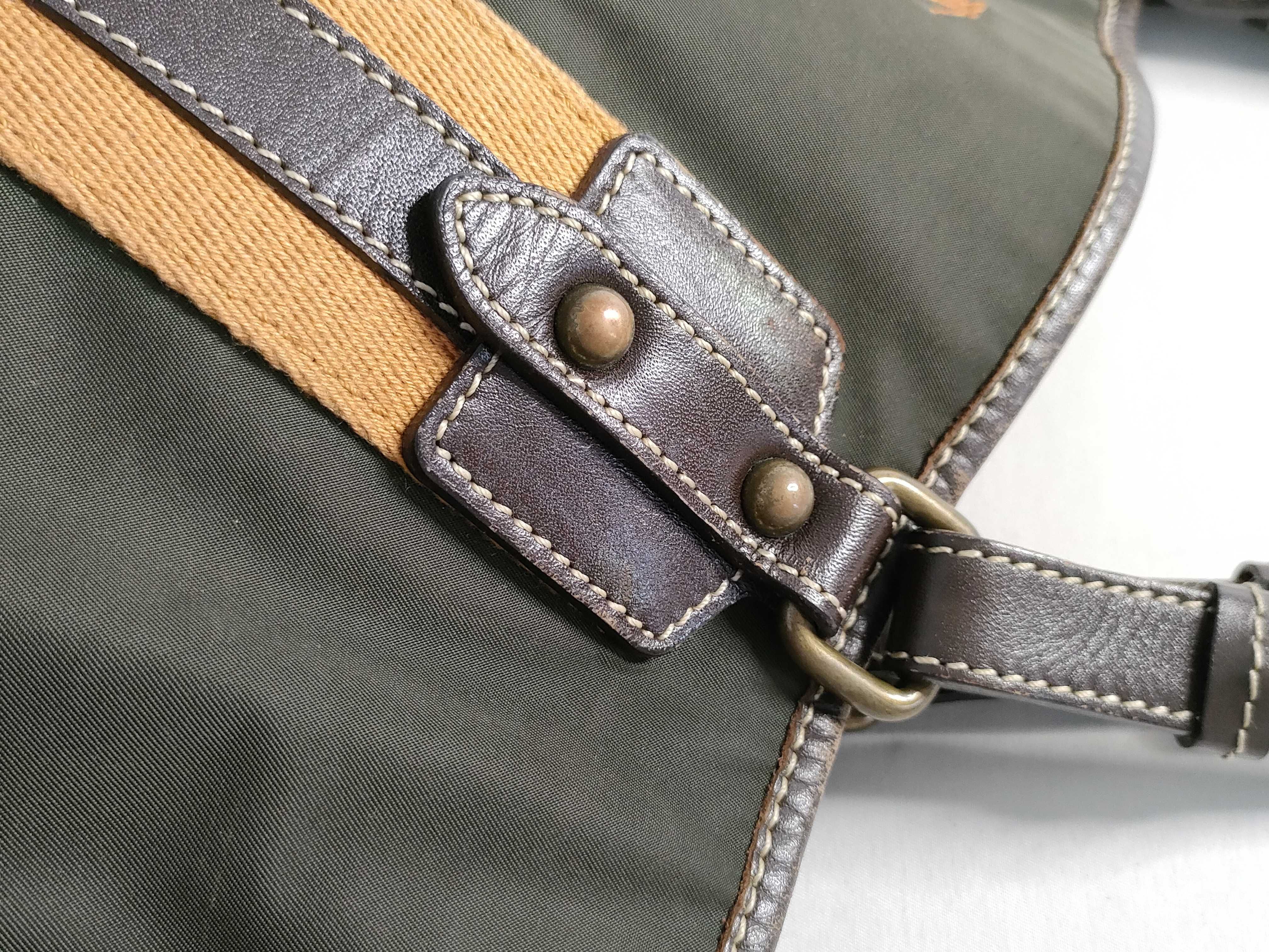Blue Label Burberry Nylon Tote Bag with Horse Logo — view 5