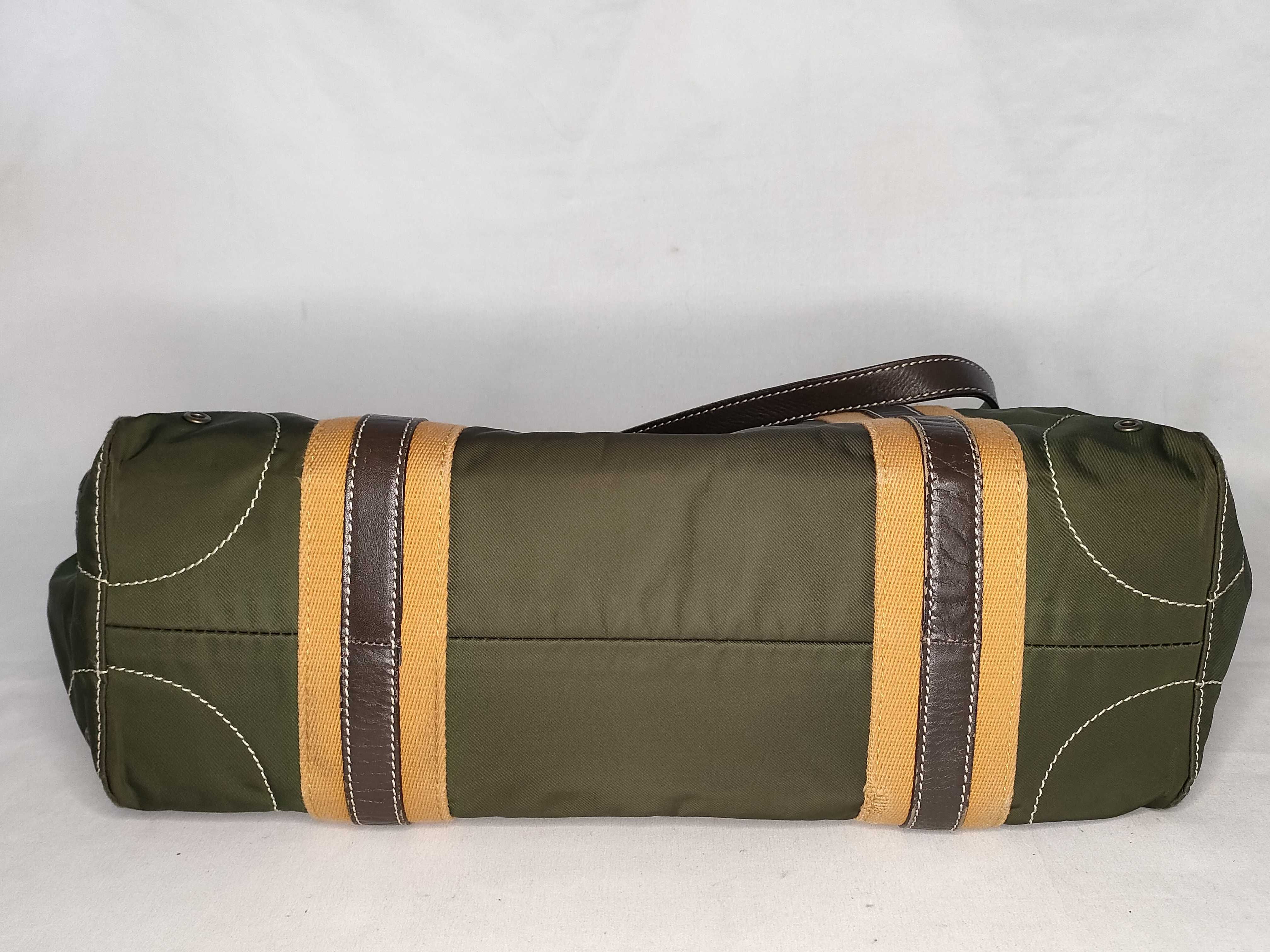 Blue Label Burberry Nylon Tote Bag with Horse Logo — view 7