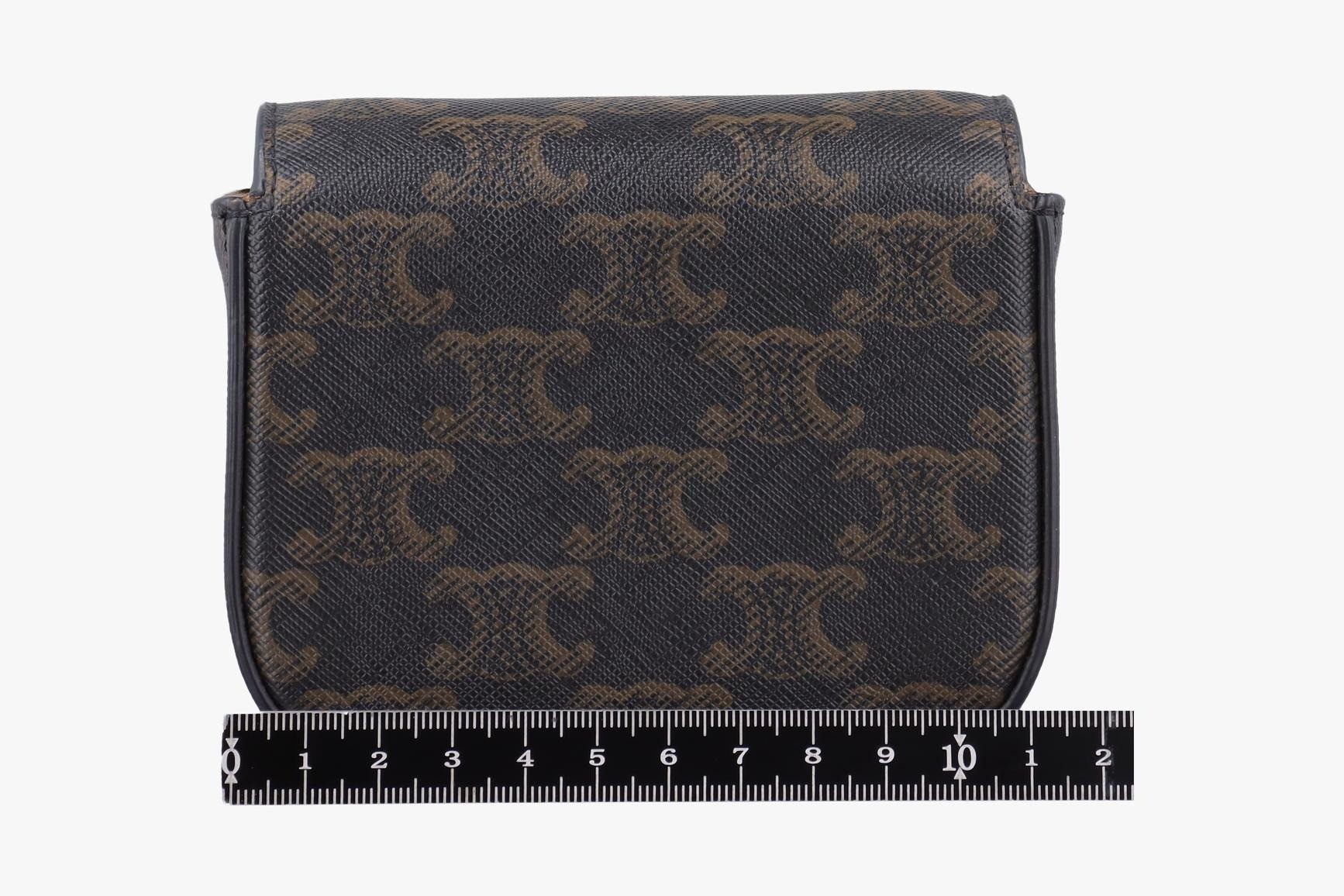 Mini Triomphe PVC Coated Canvas Brown — view 2