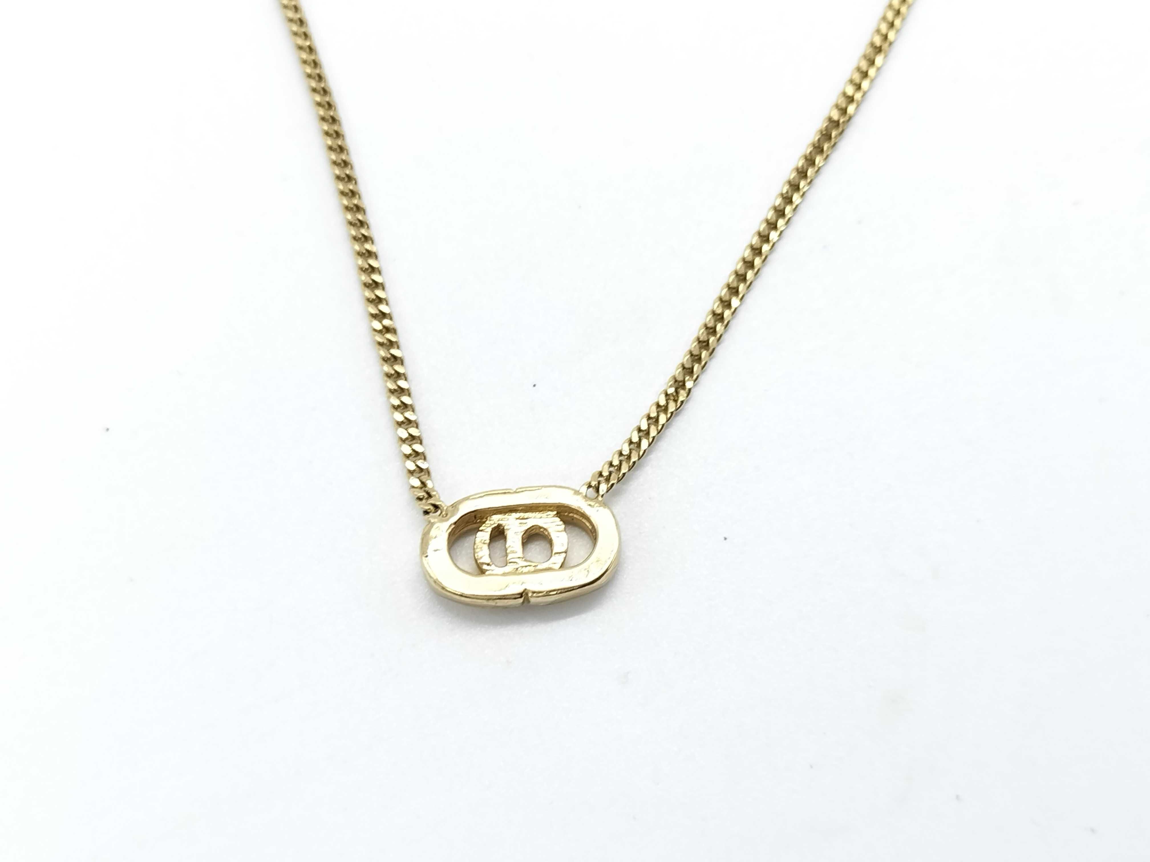 CD Logo Necklace — view 3