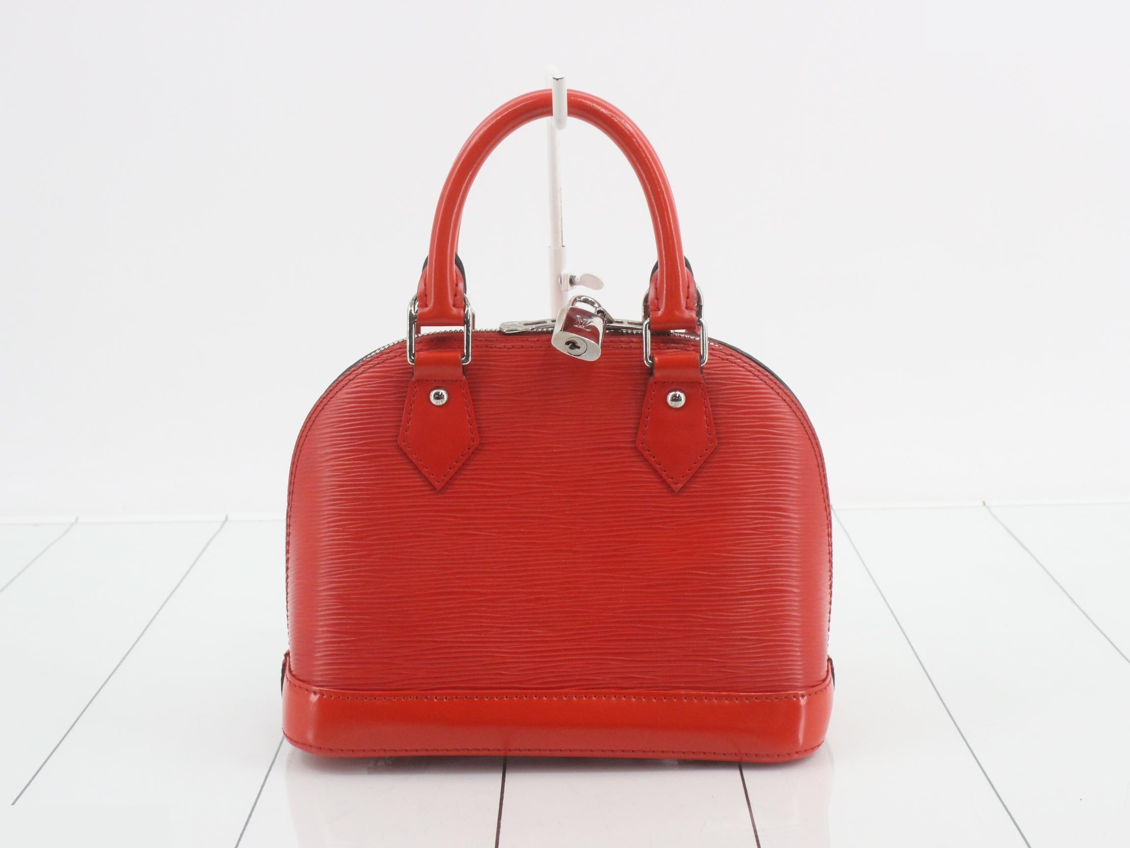 Epi Alma BB Coquelicot 2-Way Handbag — view 2