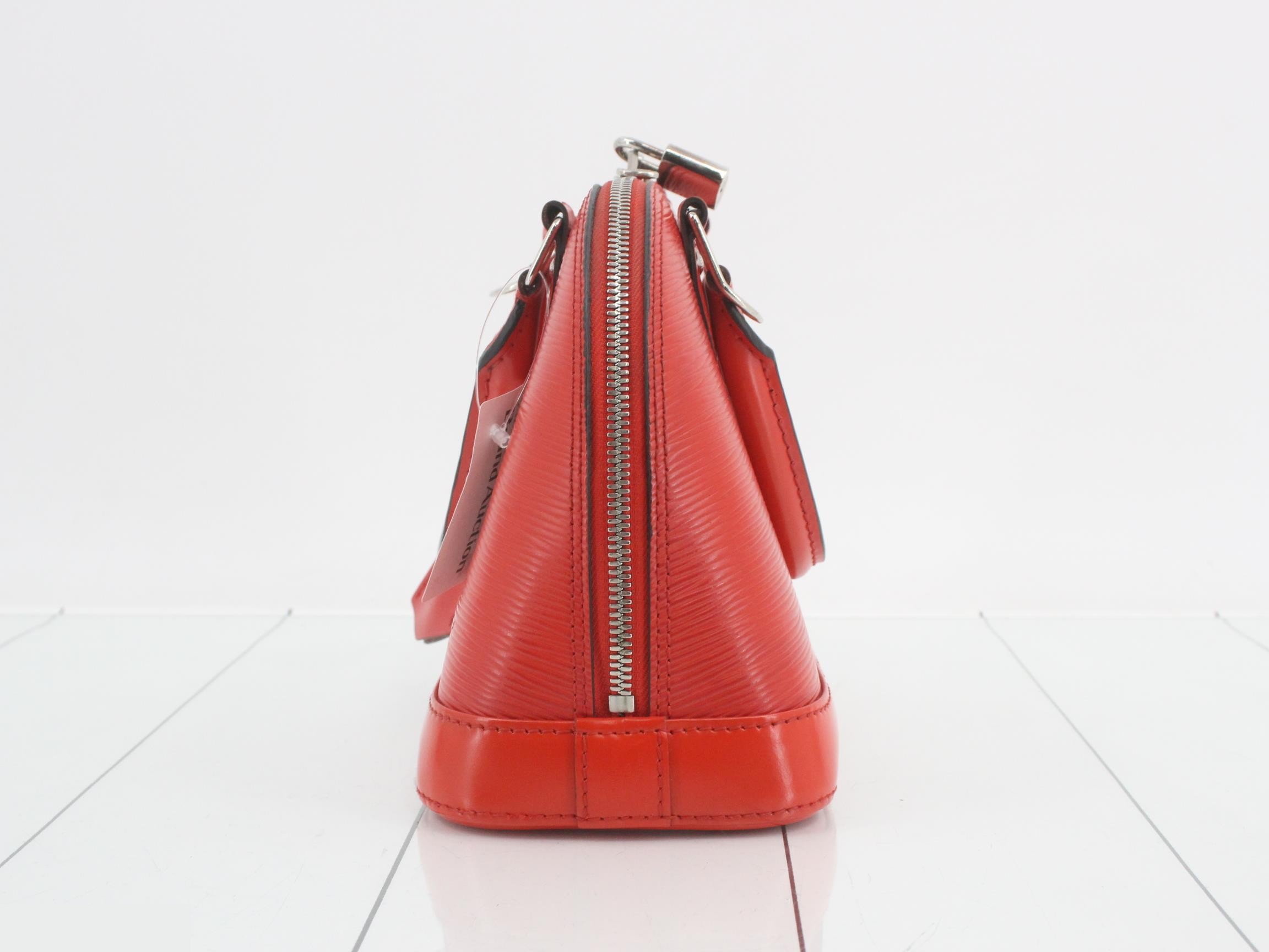 Epi Alma BB Coquelicot 2-Way Handbag — view 3