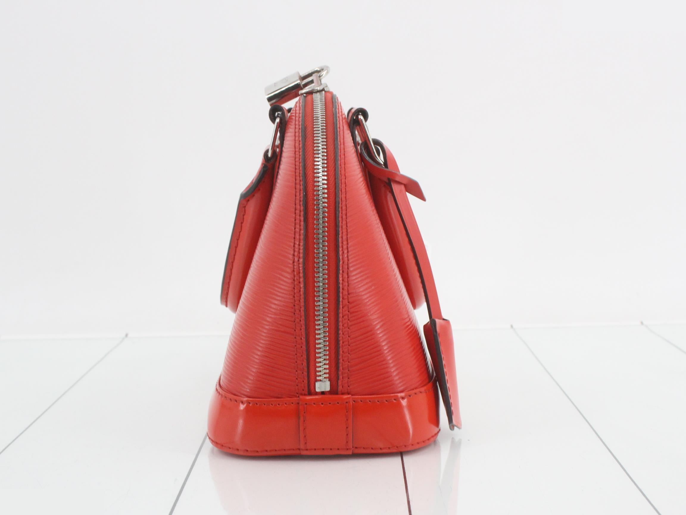Epi Alma BB Coquelicot 2-Way Handbag — view 4