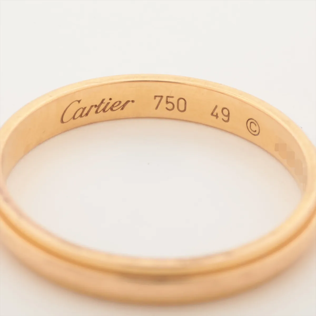 Damour Ring 750 (PG) 2.0g 49 AAZ926 Distortion — view 3