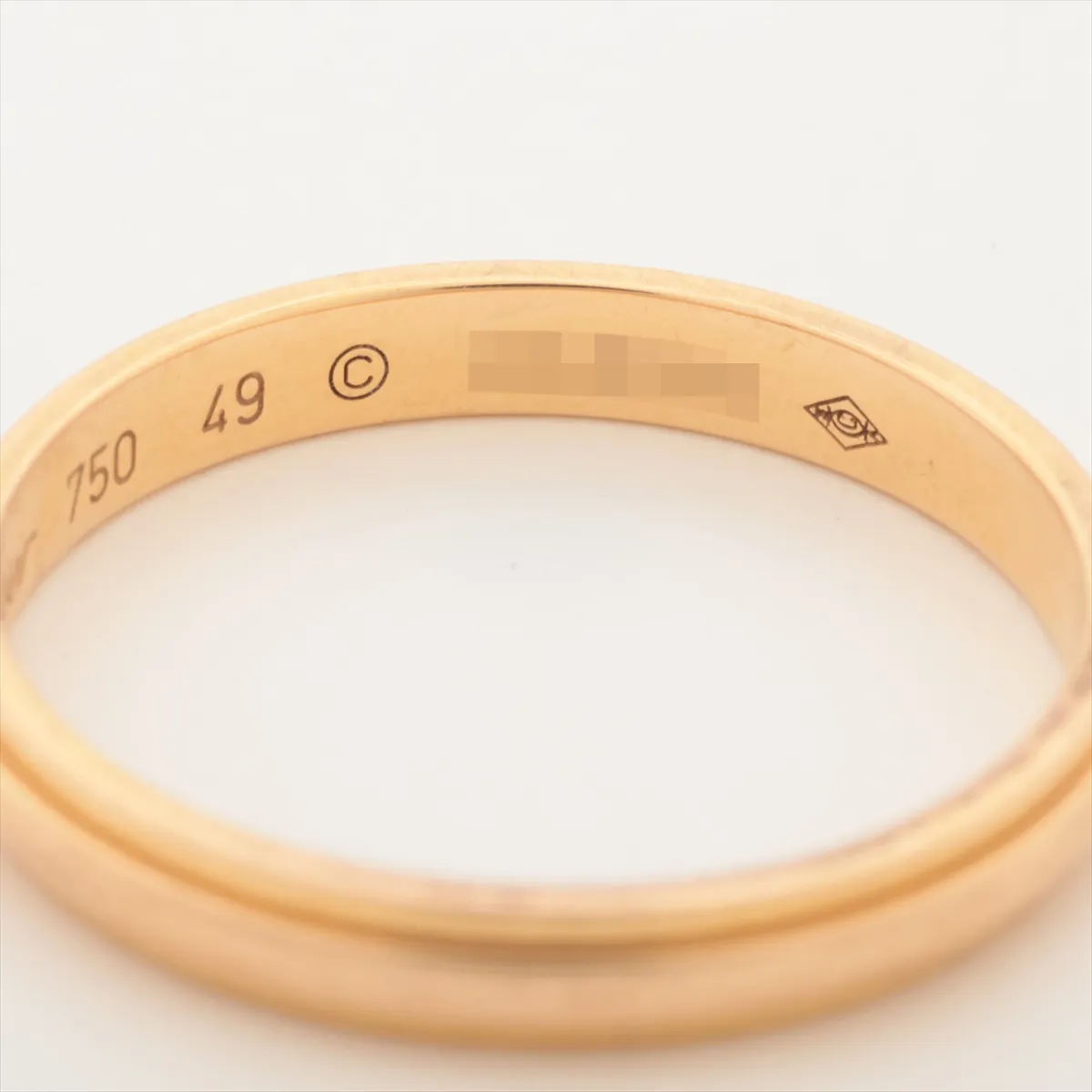 Damour Ring 750 (PG) 2.0g 49 AAZ926 Distortion — view 4