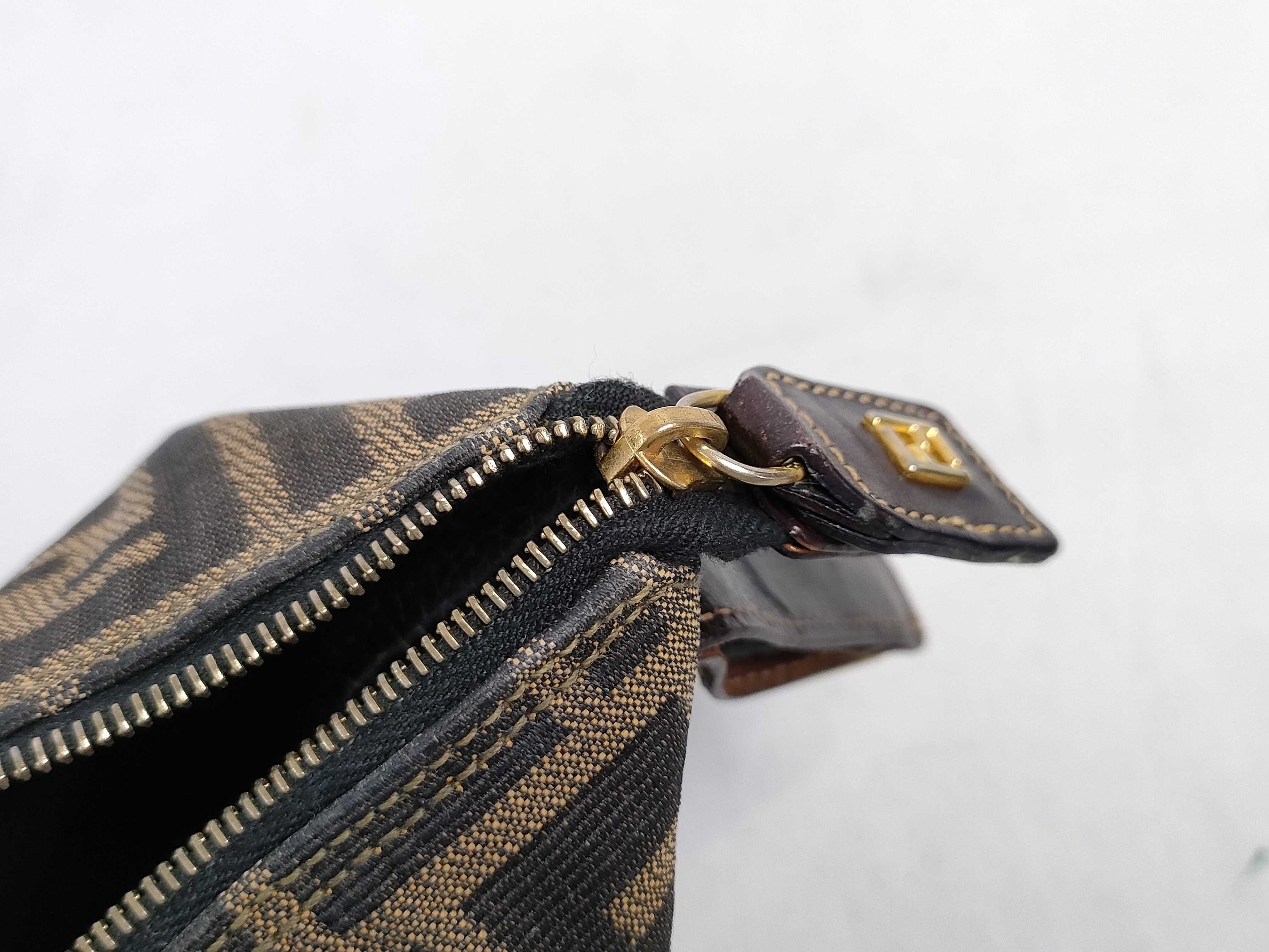 Zucca pattern Fendi vanity accessory pouch Zucca mini vanity bag — view 12