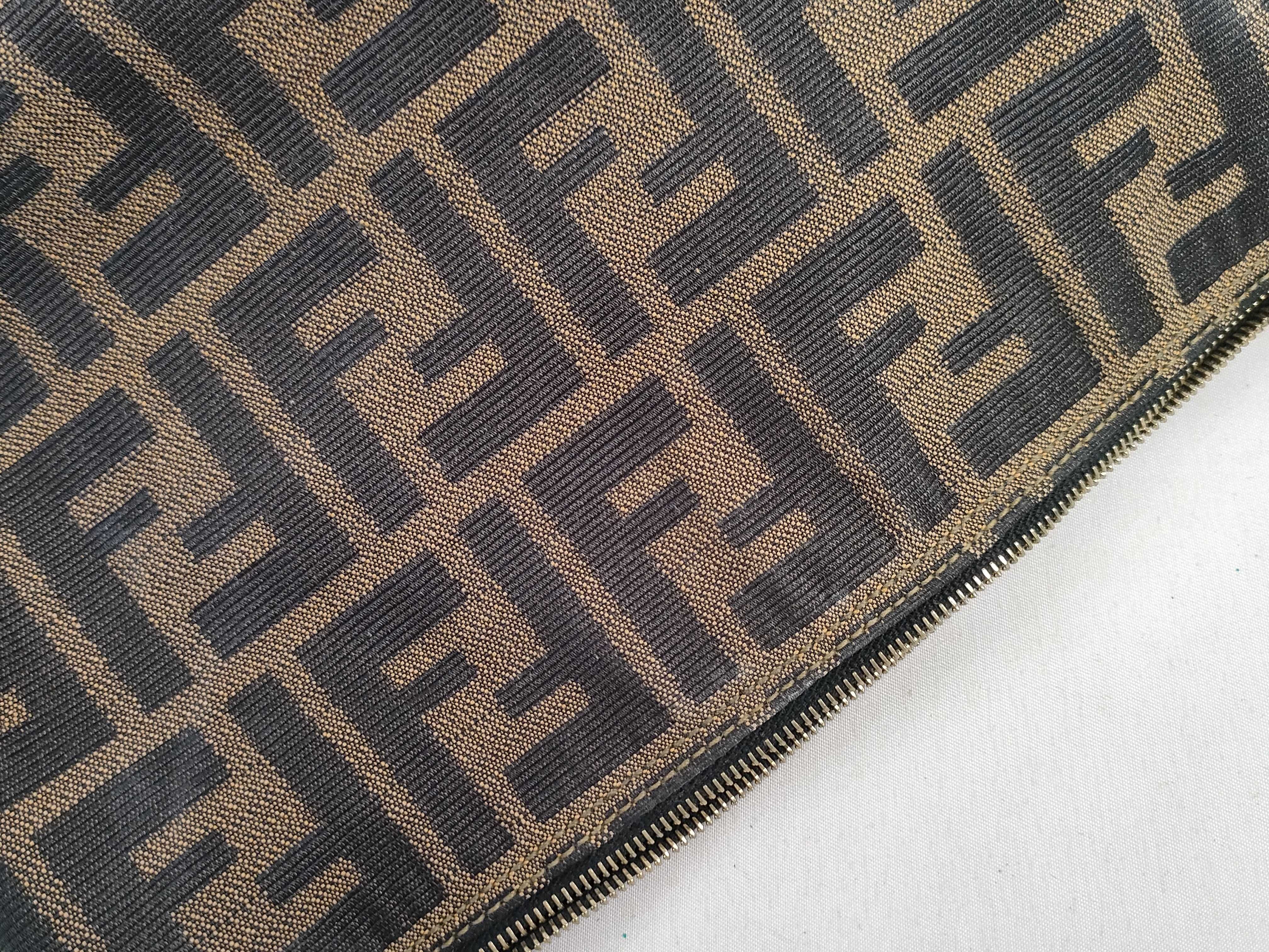Zucca pattern Fendi vanity accessory pouch Zucca mini vanity bag — view 13