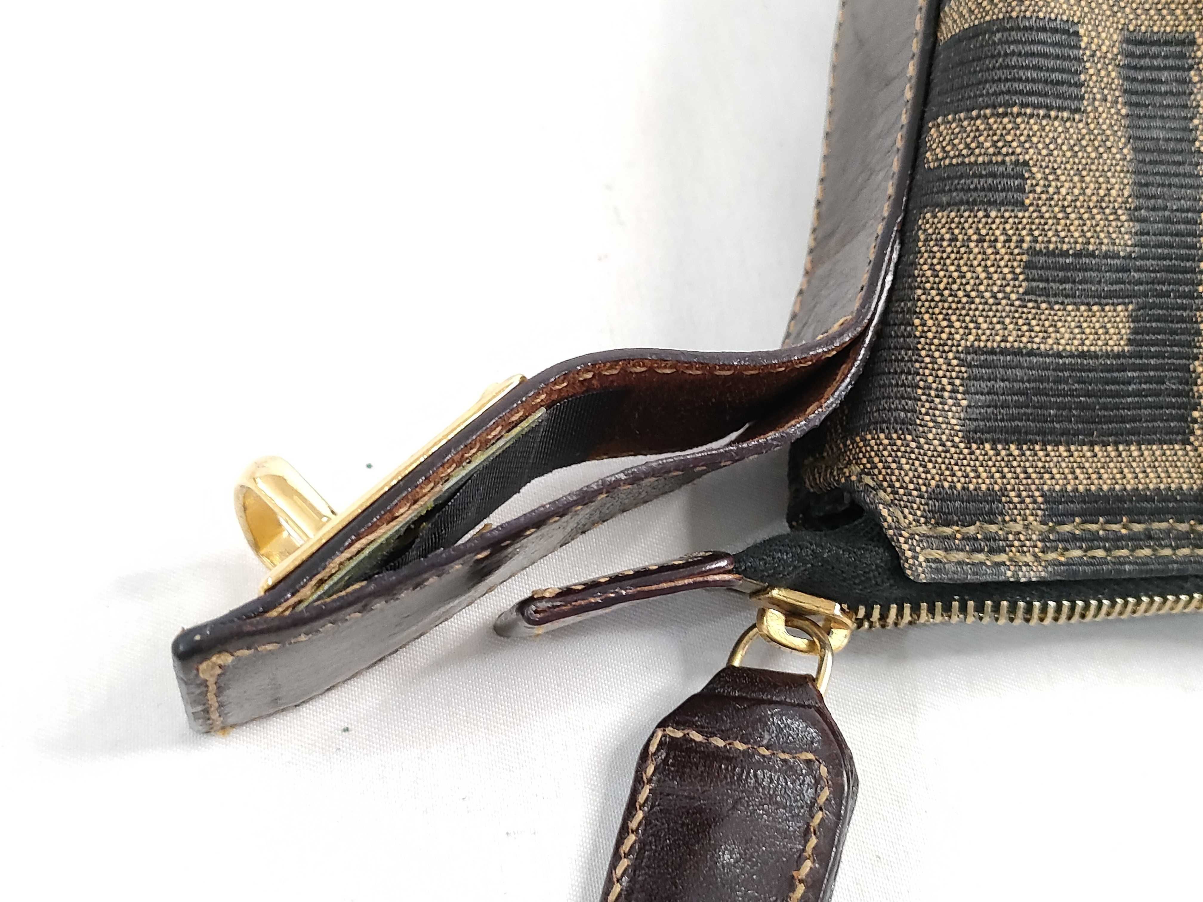 Zucca pattern Fendi vanity accessory pouch Zucca mini vanity bag — view 15