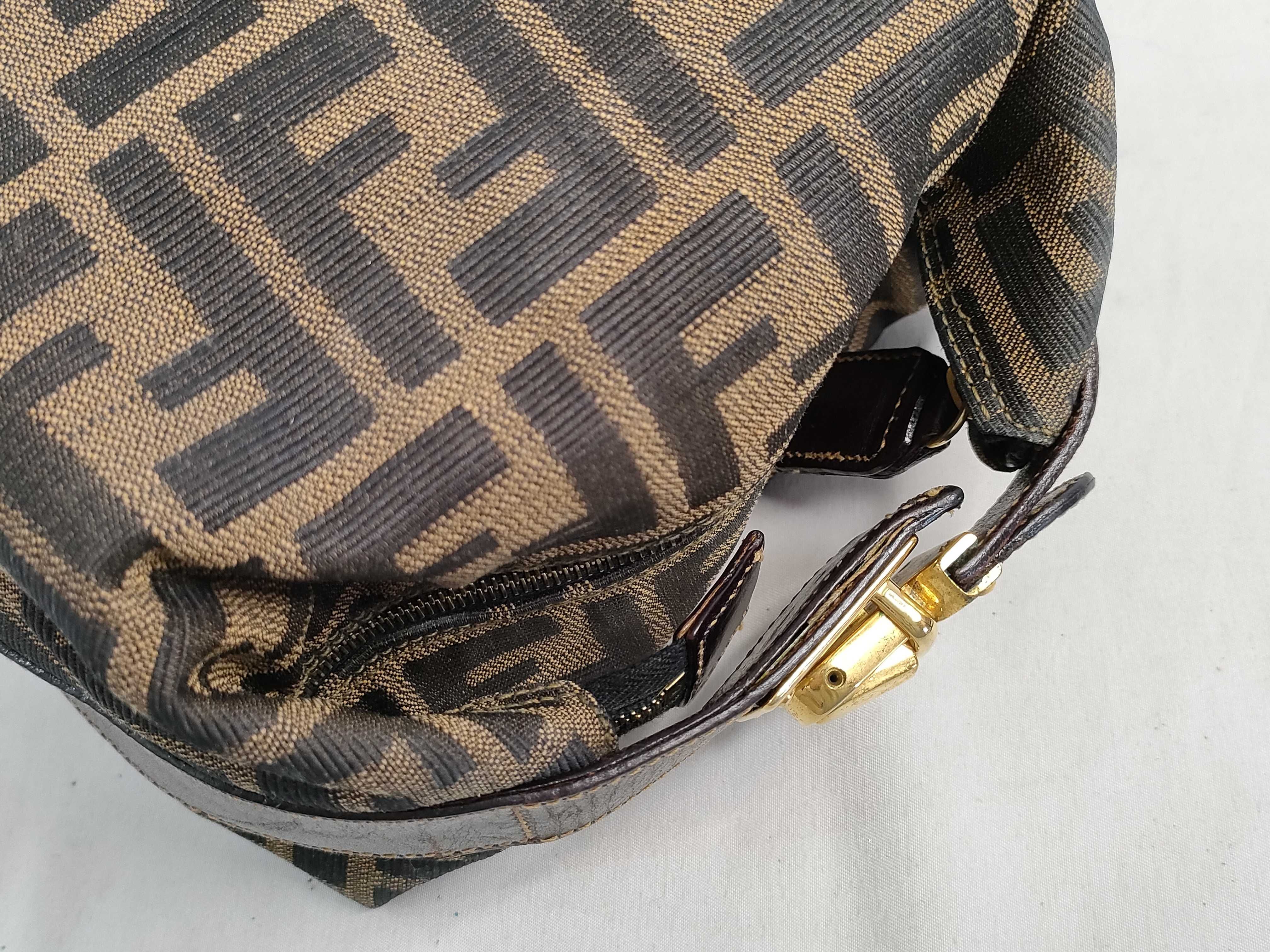 Zucca pattern Fendi vanity accessory pouch Zucca mini vanity bag — view 3