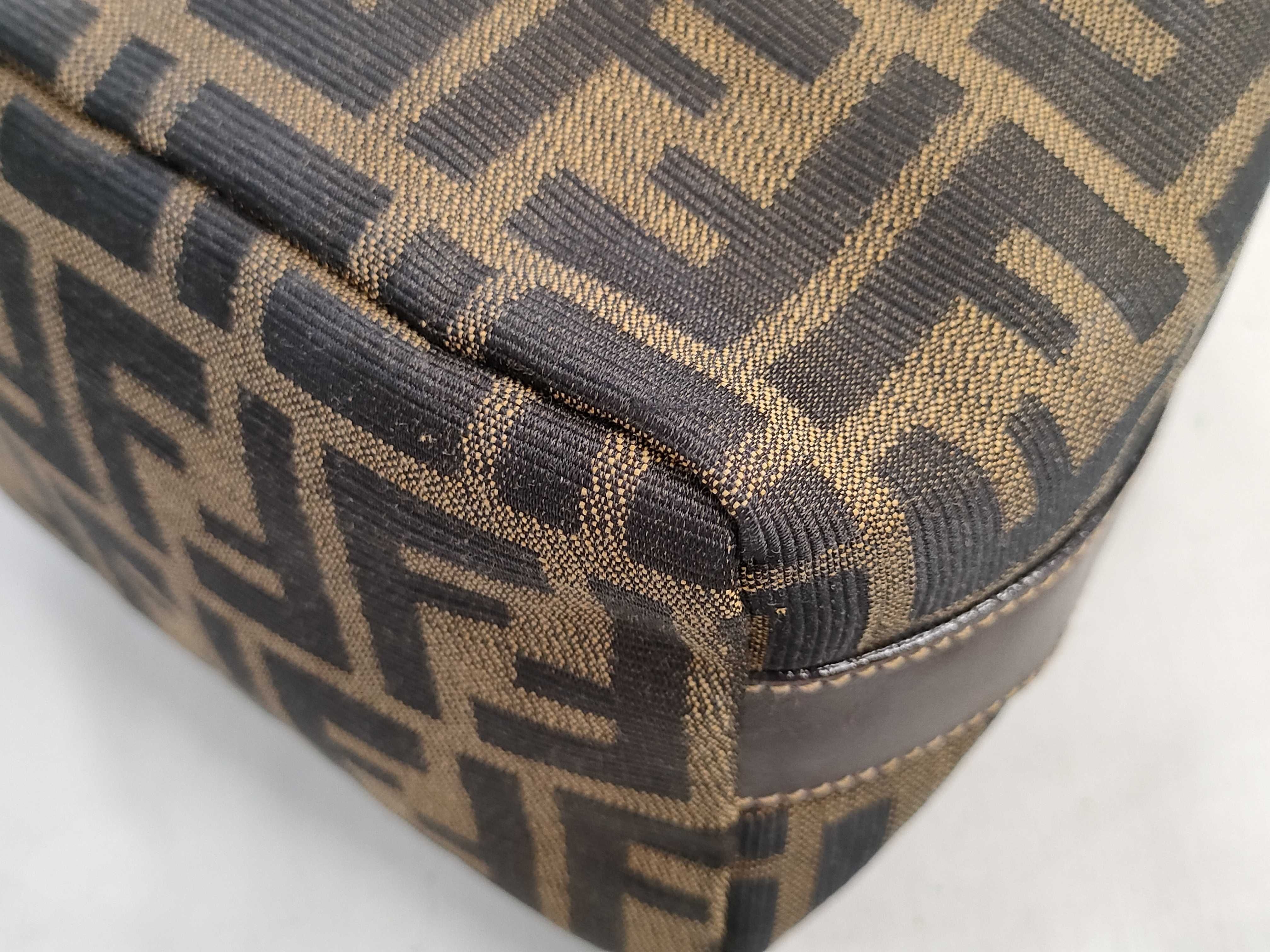 Zucca pattern Fendi vanity accessory pouch Zucca mini vanity bag — view 6