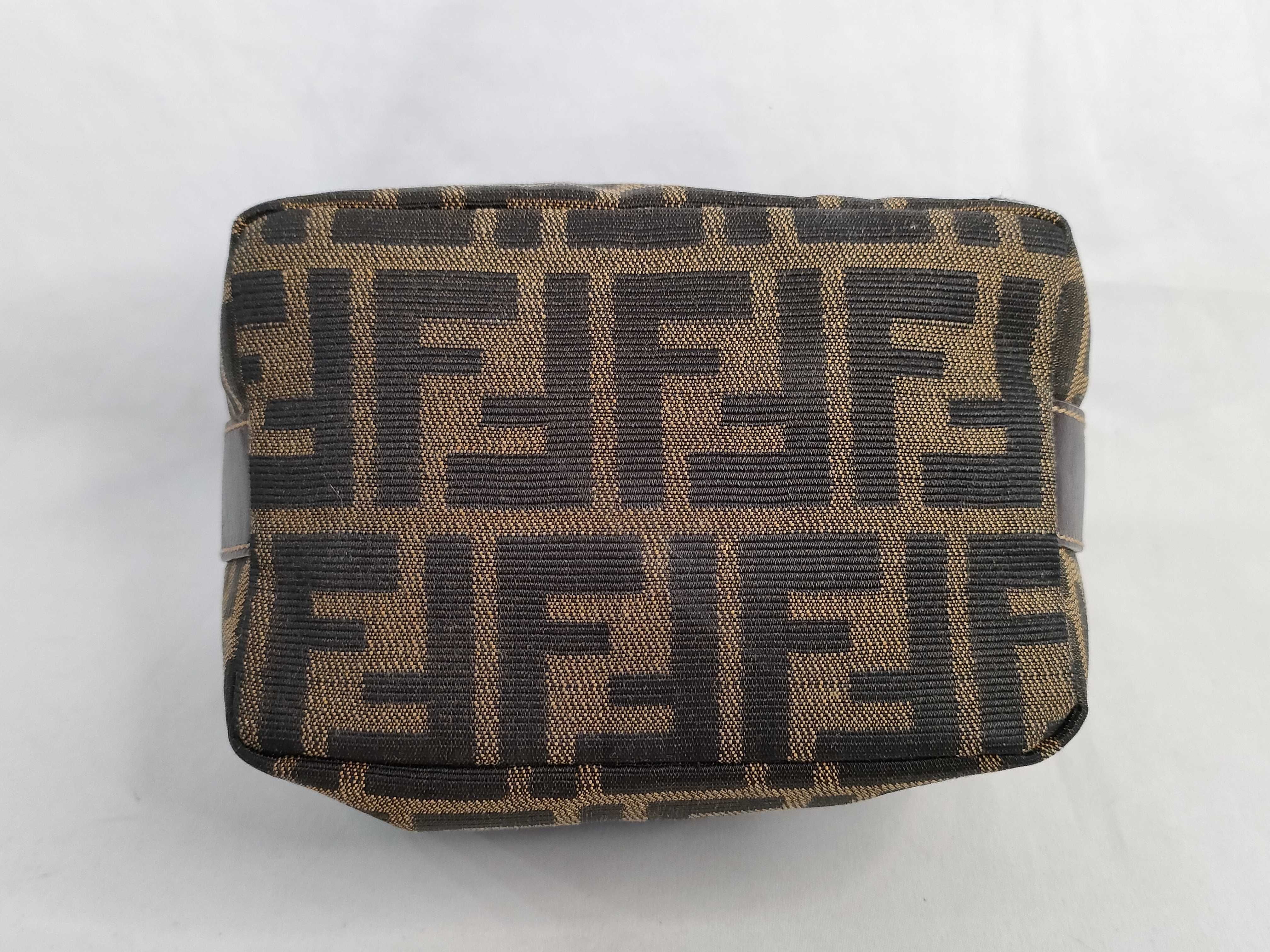 Zucca pattern Fendi vanity accessory pouch Zucca mini vanity bag — view 7